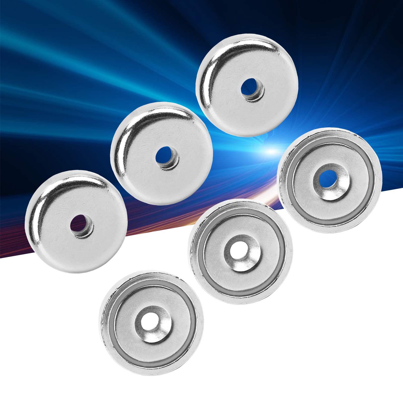 Senkkopfmagnet D25, Neodym-eisen-bor-senkkopfmagnet, Runder Senkkopfmagnet.