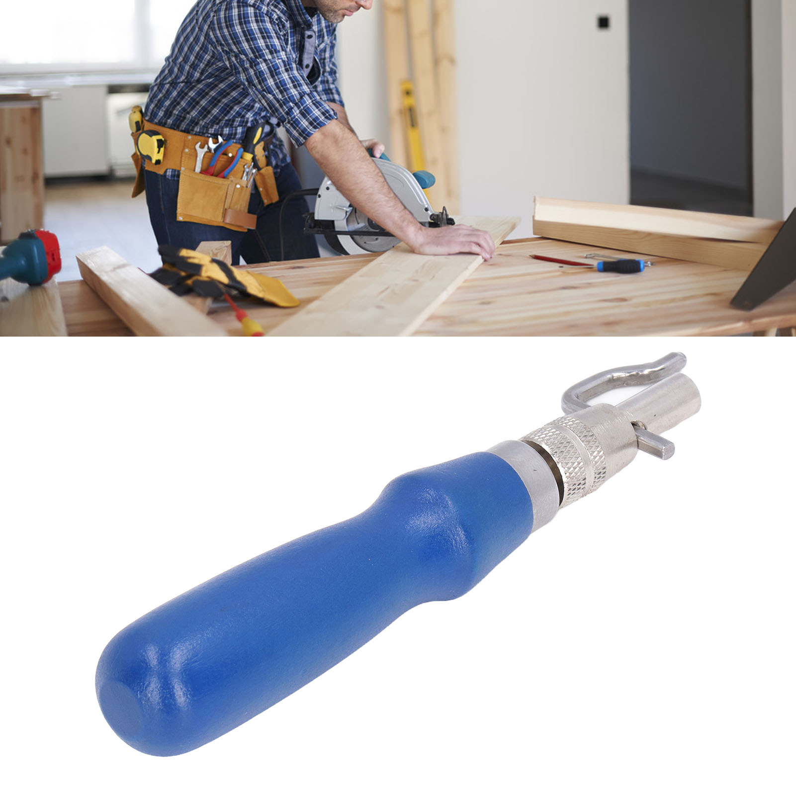 7-in-1-nutwerkzeug Mit Holz- Und Kunststoffgriff Für Die Lederverarbeitung Und Zum Nuten (diy)