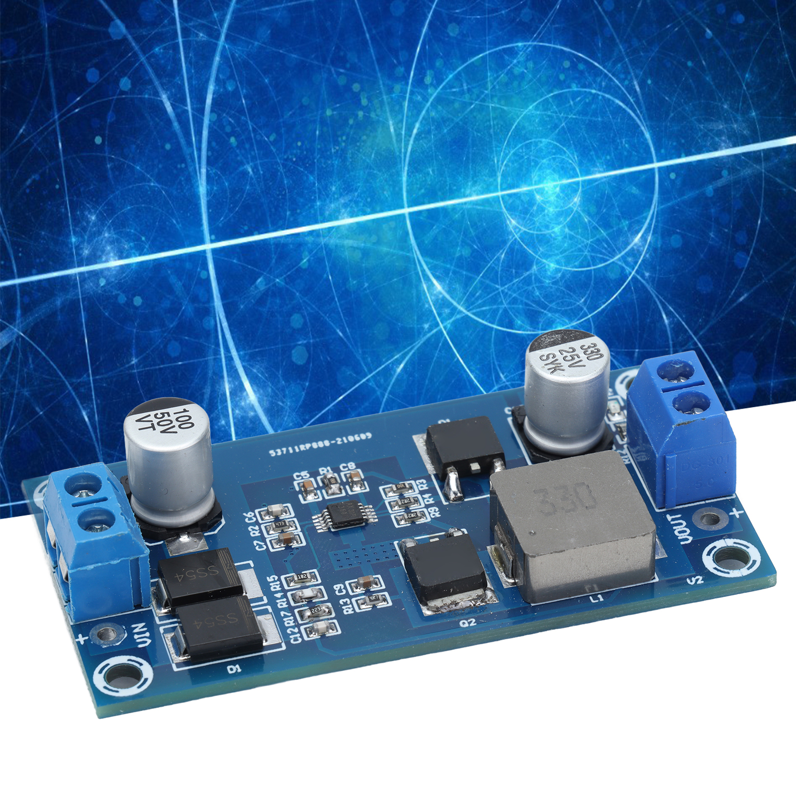 Xh-m250 12v 6a Ultradünnes Dc-abwärtswandlermodul, Hochleistungs-dc-dc-abwärtswandlerplatine (72w)
