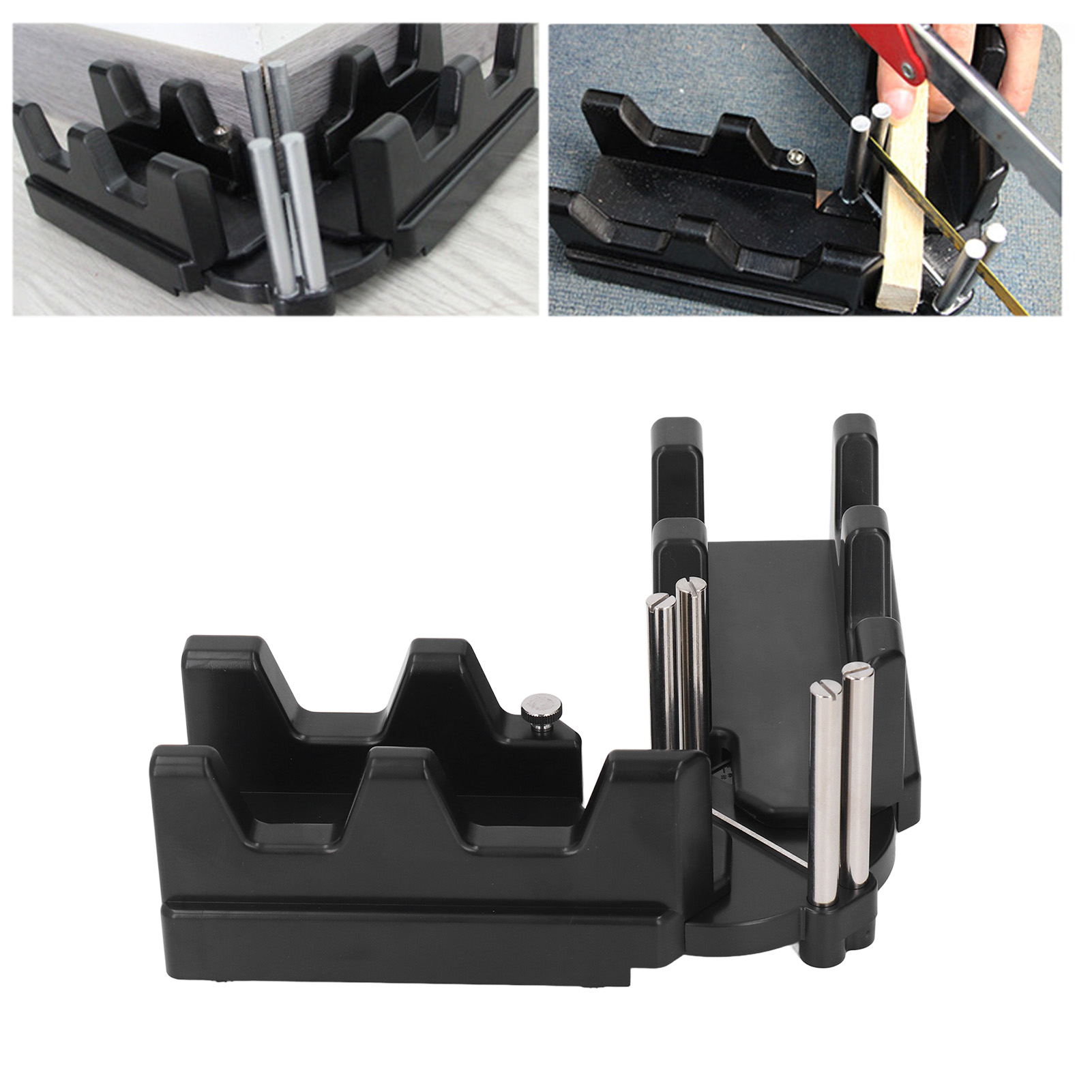 Dieses 2-in-1-werkzeug Zum Anfasen Und Schneiden Ermöglicht Das Messen Und Sägen Von Fasenwinkeln. Es Eignet Sich Für Heimwerkerarbeiten Und Holzbearbeitung.