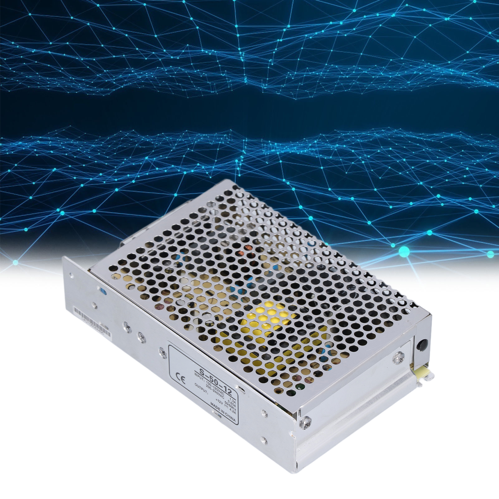 Berm Netzteil Für Led-überwachungsstreifen, Dc-schaltnetzteil, 110v/220v Transformator, S-50-12