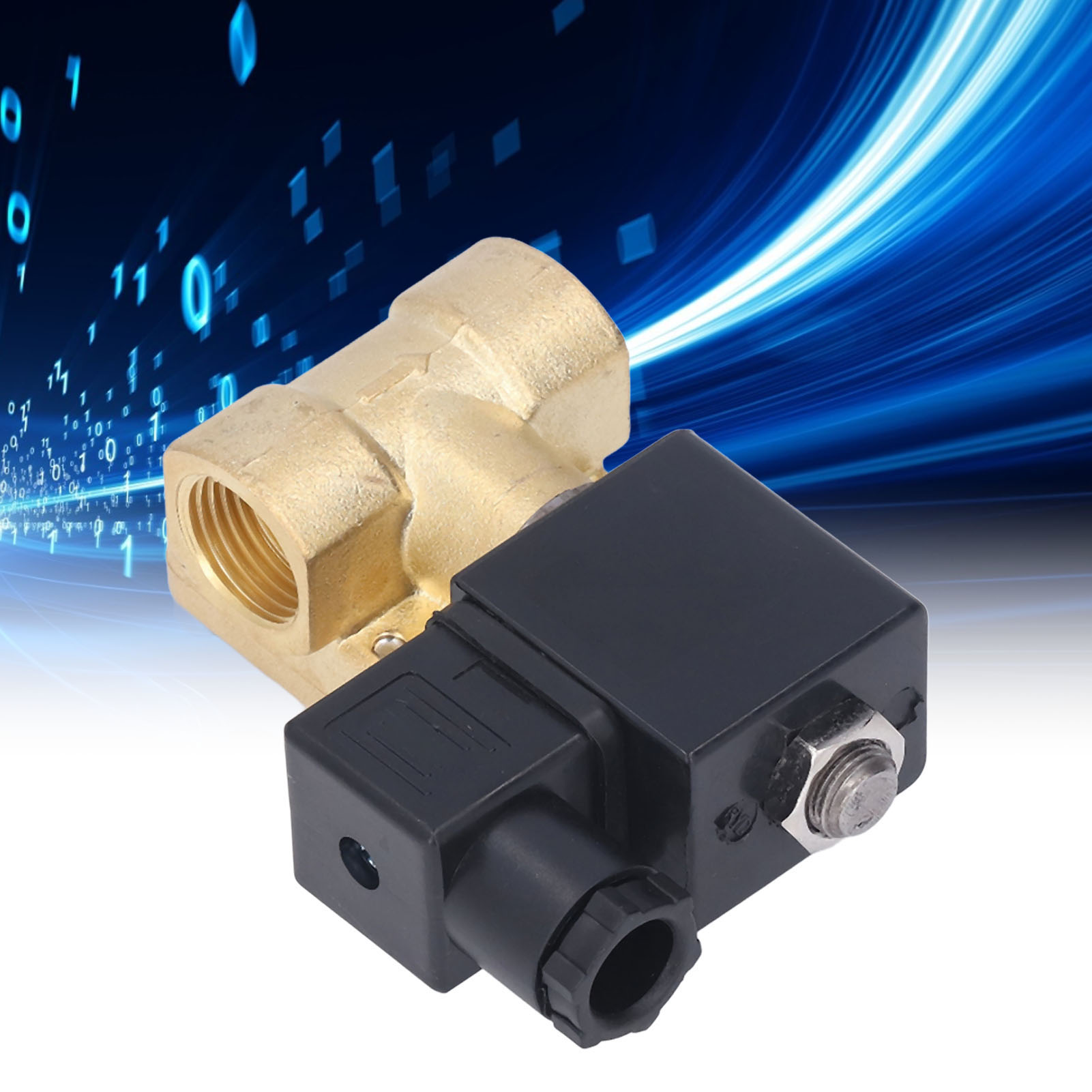 Hochdruck-magnetventil Mit Messingmembran, 2 Positionen, Normalerweise Geschlossen, G1/4", Vorgesteuert, 110 V Wechselstrom
