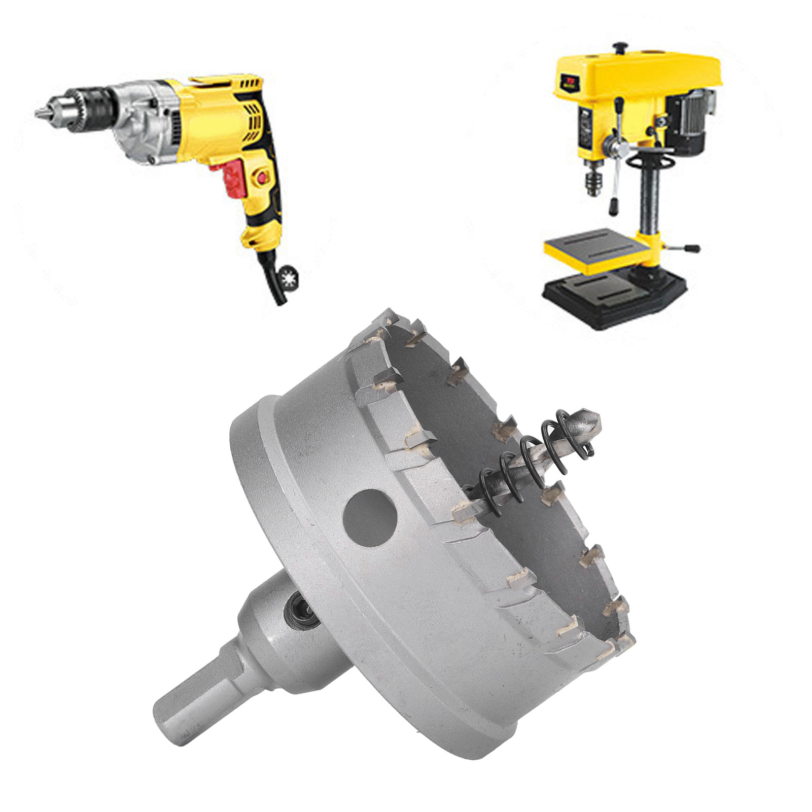 Hartmetall-lochsägenbohrer (tct), Bohrer Für Dicke Metalle, 75 Mm