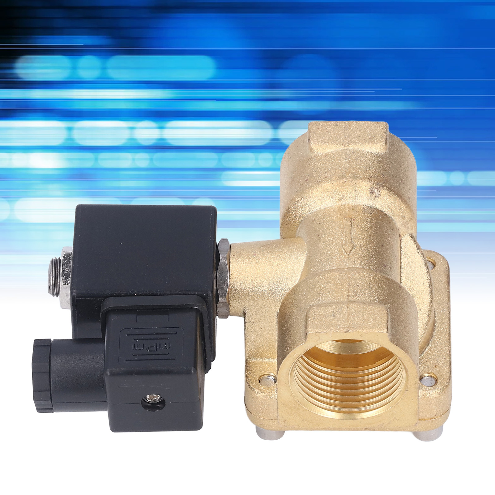 Hochdruck-magnetventil Mit Messingmembran, 2 Positionen, Normalerweise Geschlossen, G3/4", Vorgesteuert, 110 V Wechselstrom