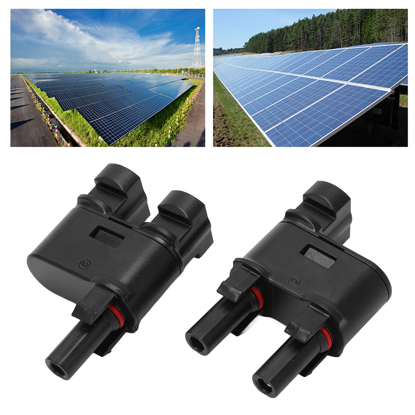 1-1500v Photovoltaikanlage, 2-in-1 T-stecker, Dc-kabelstecker, Sammelschienenstecker Für Photovoltaikmodul