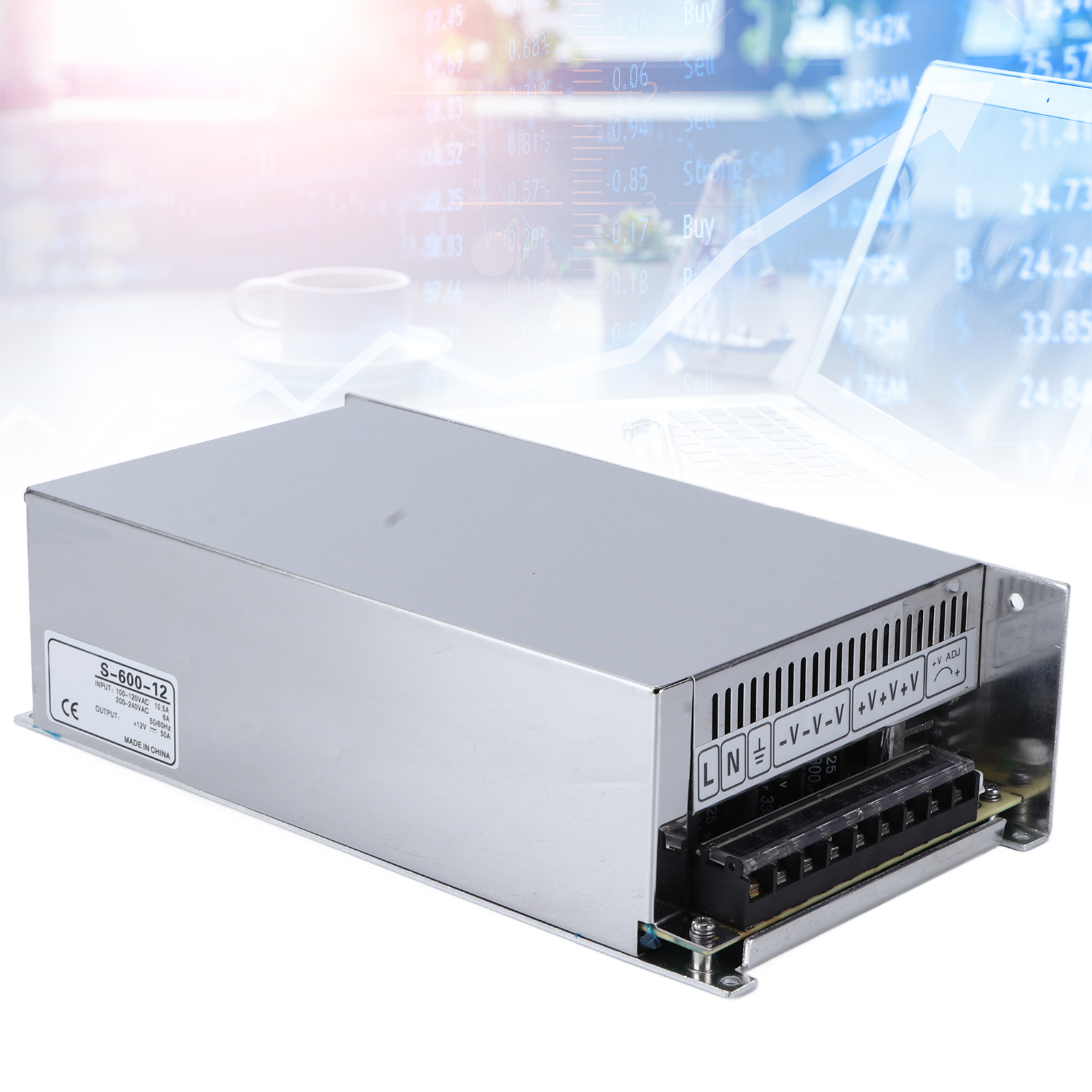 Berm Dc-schaltnetzteil Für Überwachungskameras, 600 W, 100–240 V Ac, S-600-12