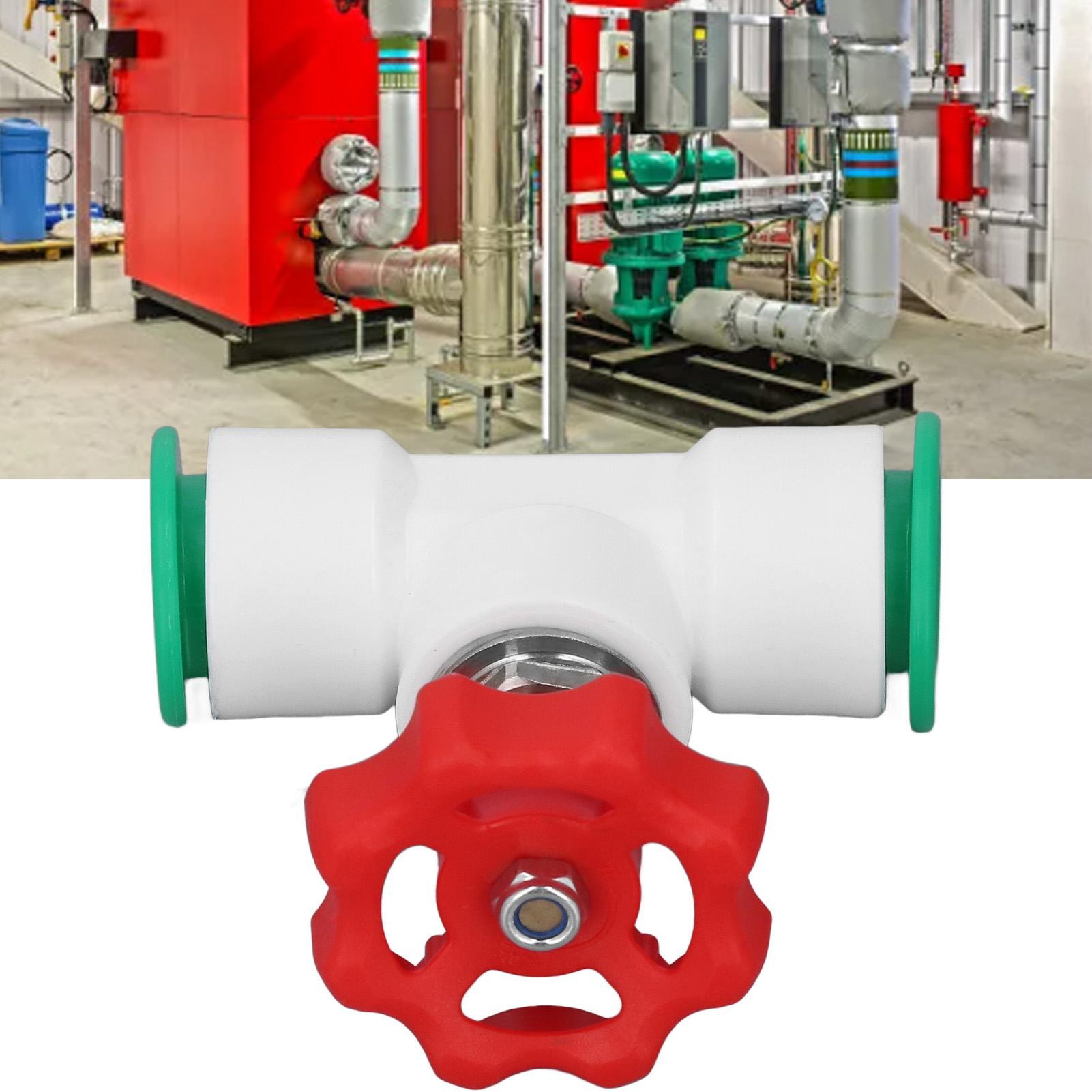 Packung Mit 10 Schnellanschluss-absperrventilen Zum Direkten Einstecken, Schnellkupplungen Für Wasserleitungen, 32 Mm