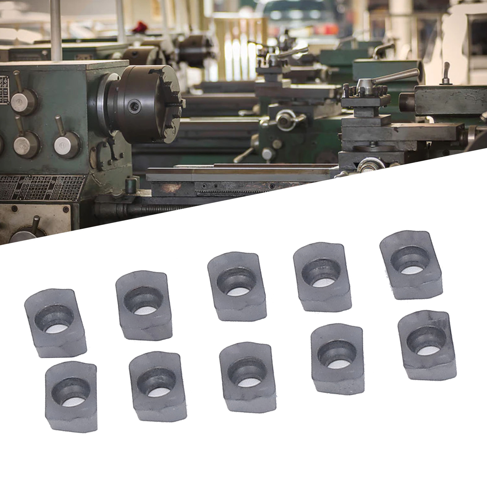 Lpgt010210er Cnc-fräseinsätze Mit Hartmetall-schneidkanten Und Siebenfarbenbeschichtung