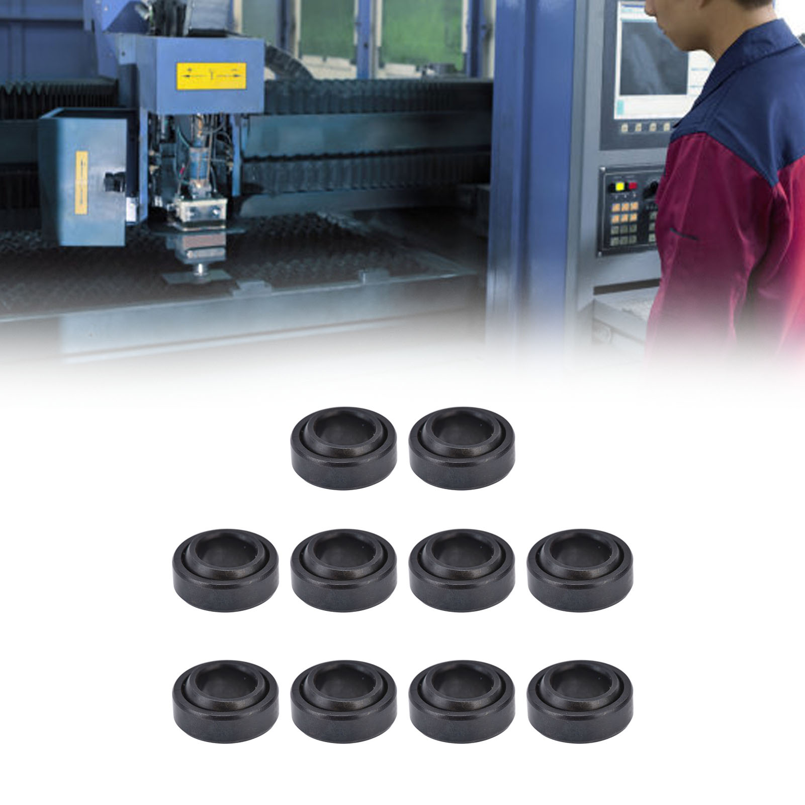 10 Stück Pro Satz Ge5es-ge20es Radial-pendellager, Ge12es Rillenkugellager