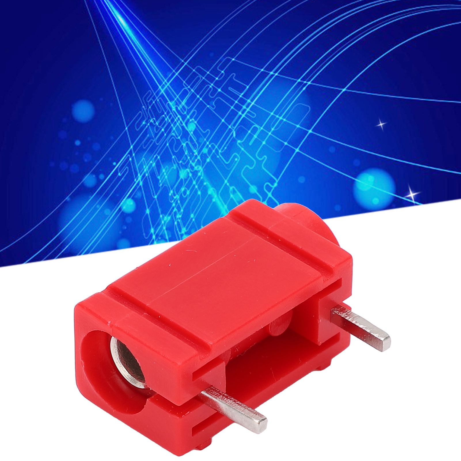 J.40024 4mm Spezielle Panelhalterung Für Seitlich Montierte Leiterplatten, Halterung Für Pcb-bananenstecker, Verkauft In 5er-packs, Rot.