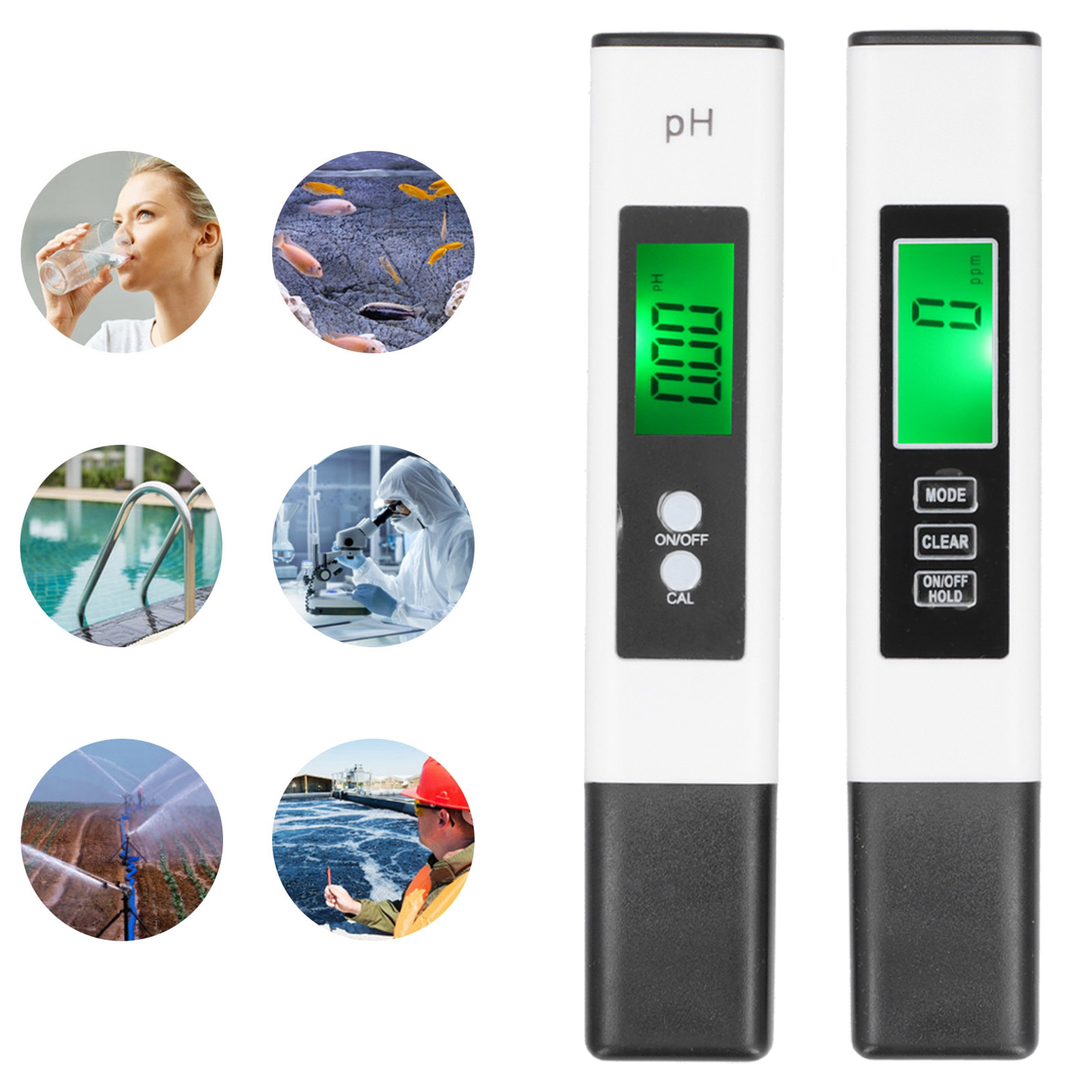 Wasserqualitäts-testset (messgerät, Ph-meter, Leitfähigkeitsmessgerät, Tdsa2+ph02sl)