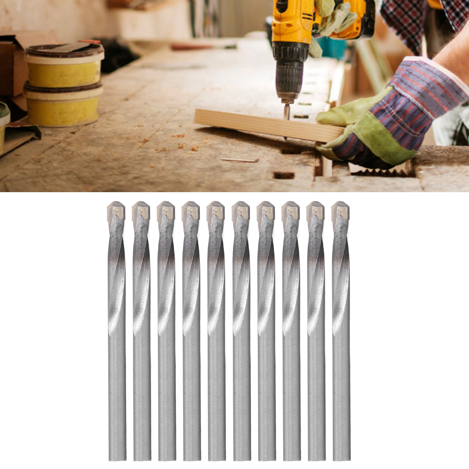 Hartmetallbohrer, Spiralbohrer Mit Geradem Schaft, 5,5 Mm Hartmetalleinlage.