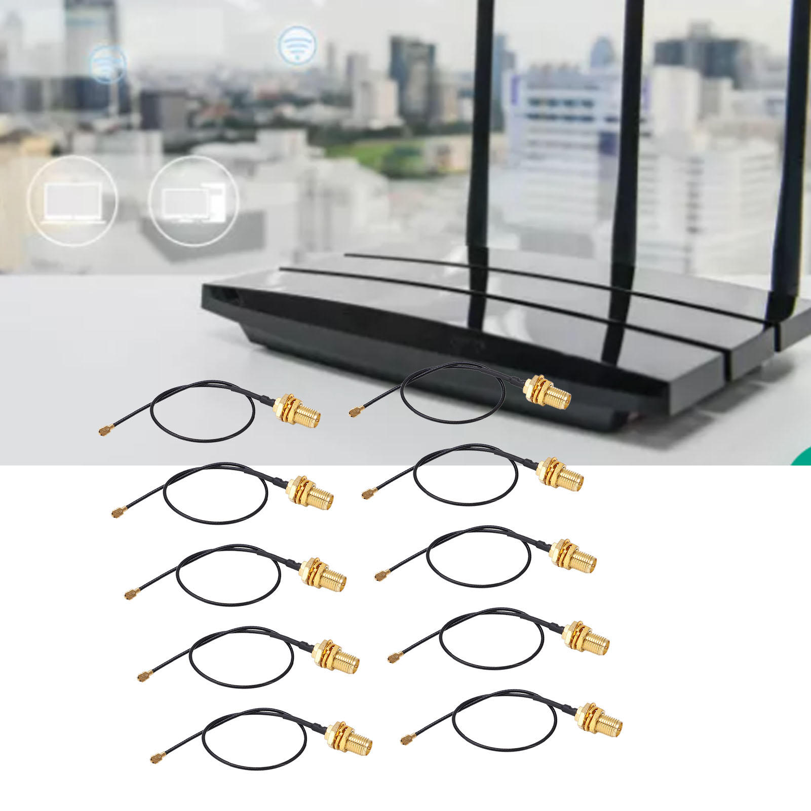 Ipex-auf-sma-stecker-verlängerungskabel Für Drahtloses Wlan, Erhältlich In 10er-packs.