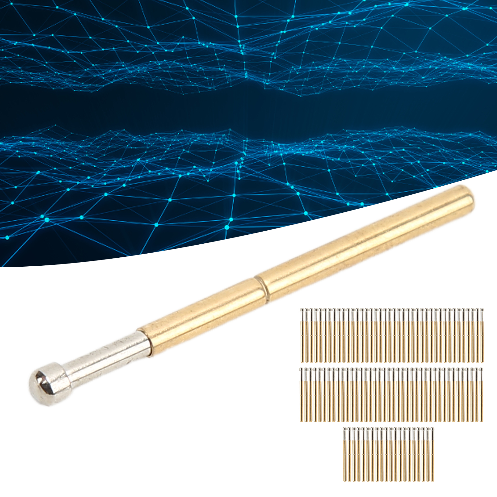 P125-d 2,0 Mm Federbelastete Prüfspitze, Befestigungsprüfspitzen, 100 Stück Pro Los.