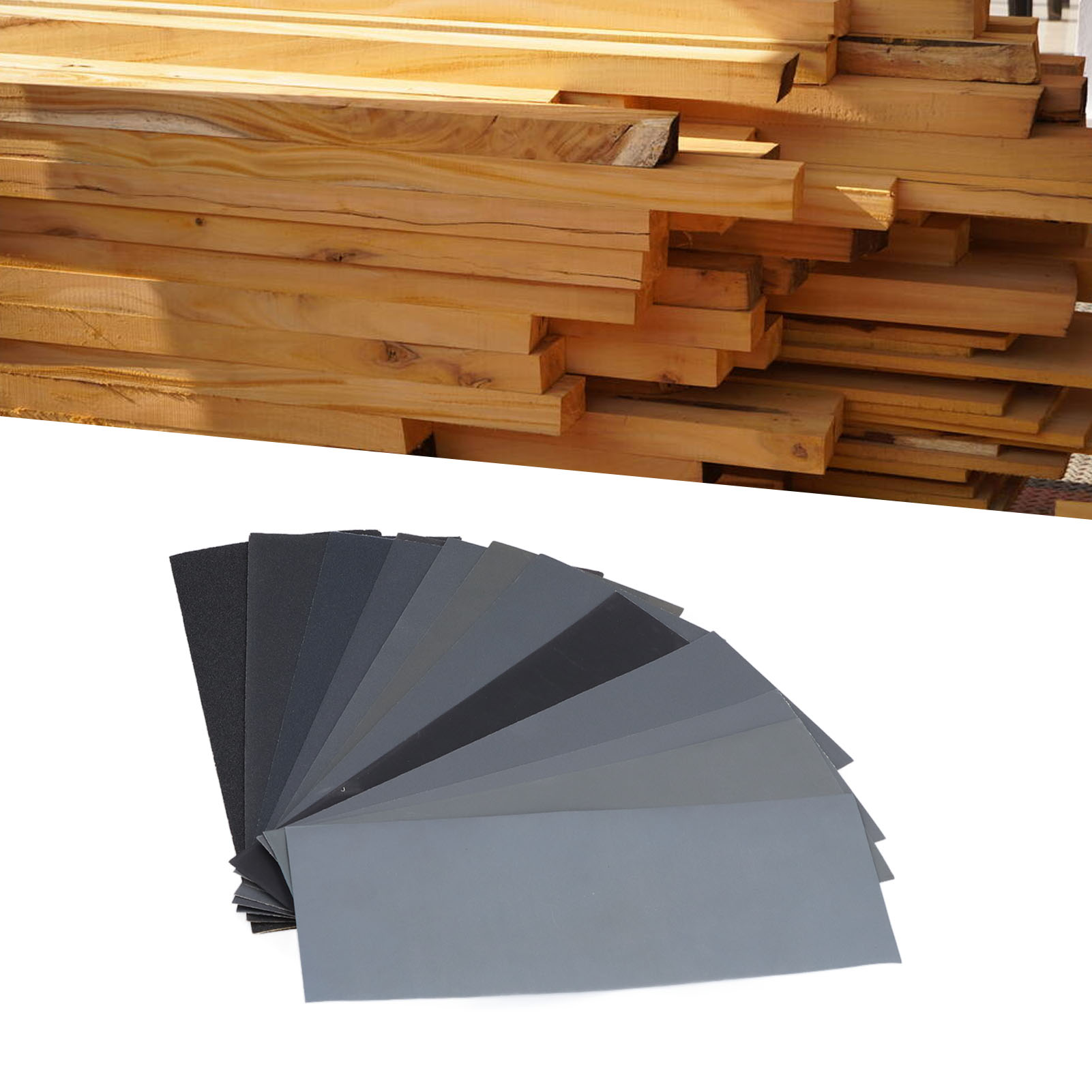 14-teiliges Automatisches Schleifset Zum Trocken- Und Nassschleifen Sowie Polieren Von Holz Und Metall.