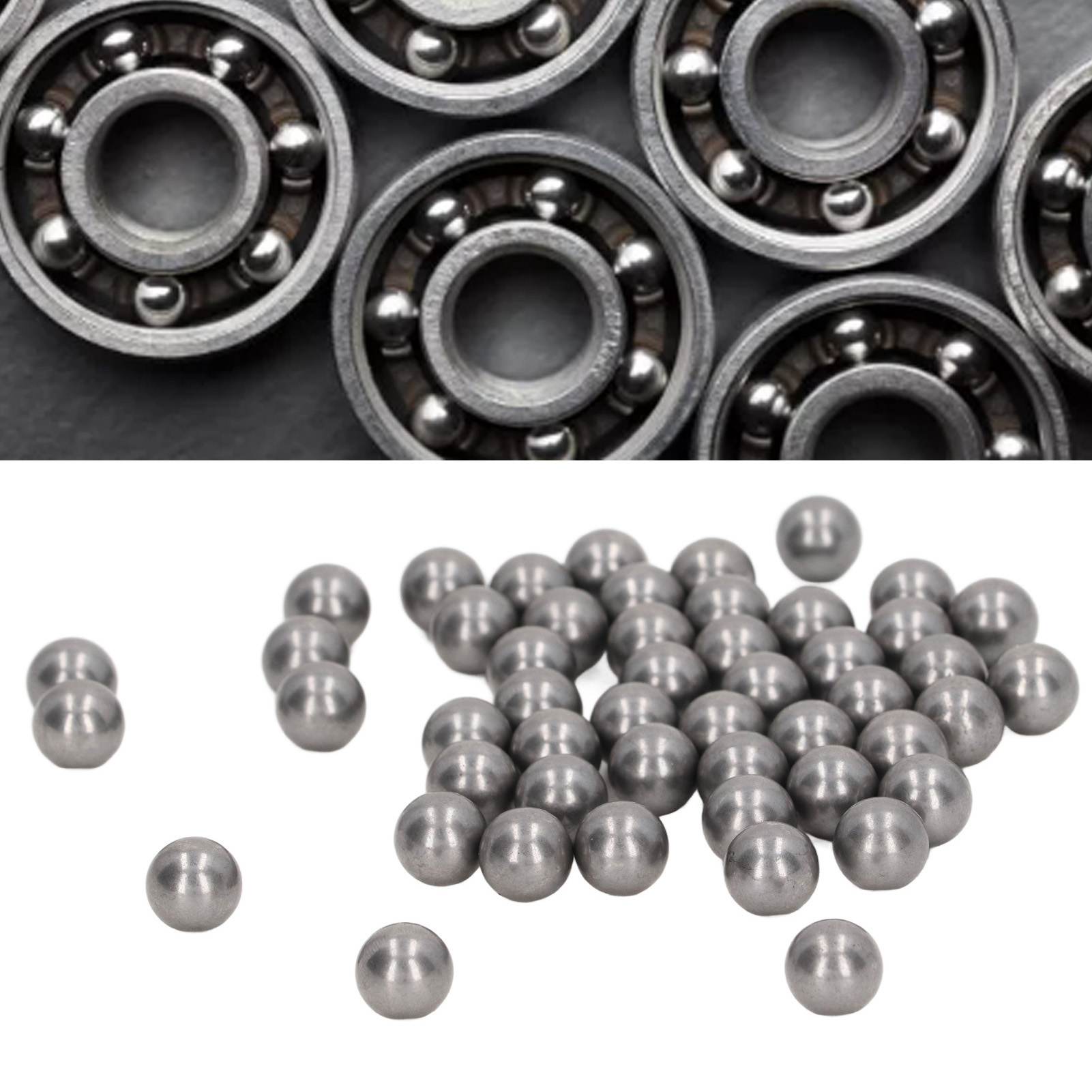 500 Kugeln Aus Kohlenstoffstahl (10 Mm), Kleine Vollstahlkugeln, Präzisionskugellager Aus Stahl
