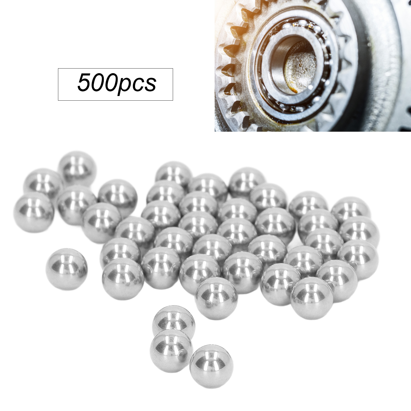 500 Edelstahlkugeln, 8 Mm Durchmesser, Kleine Massive Stahlkugeln, Präzisionsstahlkugeln