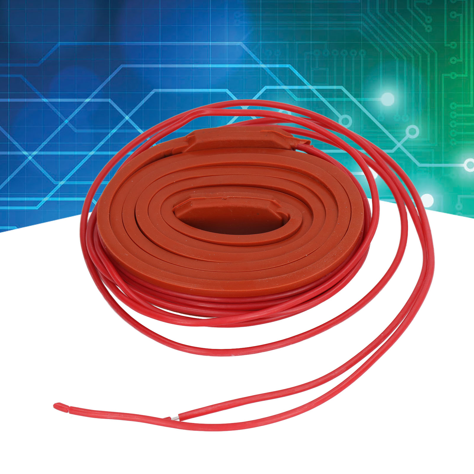 Heizband Für Ölleitungen 15 X 2000 Mm, 80 W, Mit Flexiblem Und Wasserdichtem Silikon-heizelement, Für Klimaanlagenkompressoren, Selbstregulierendes Temperaturleitkabel, 12 V Dc