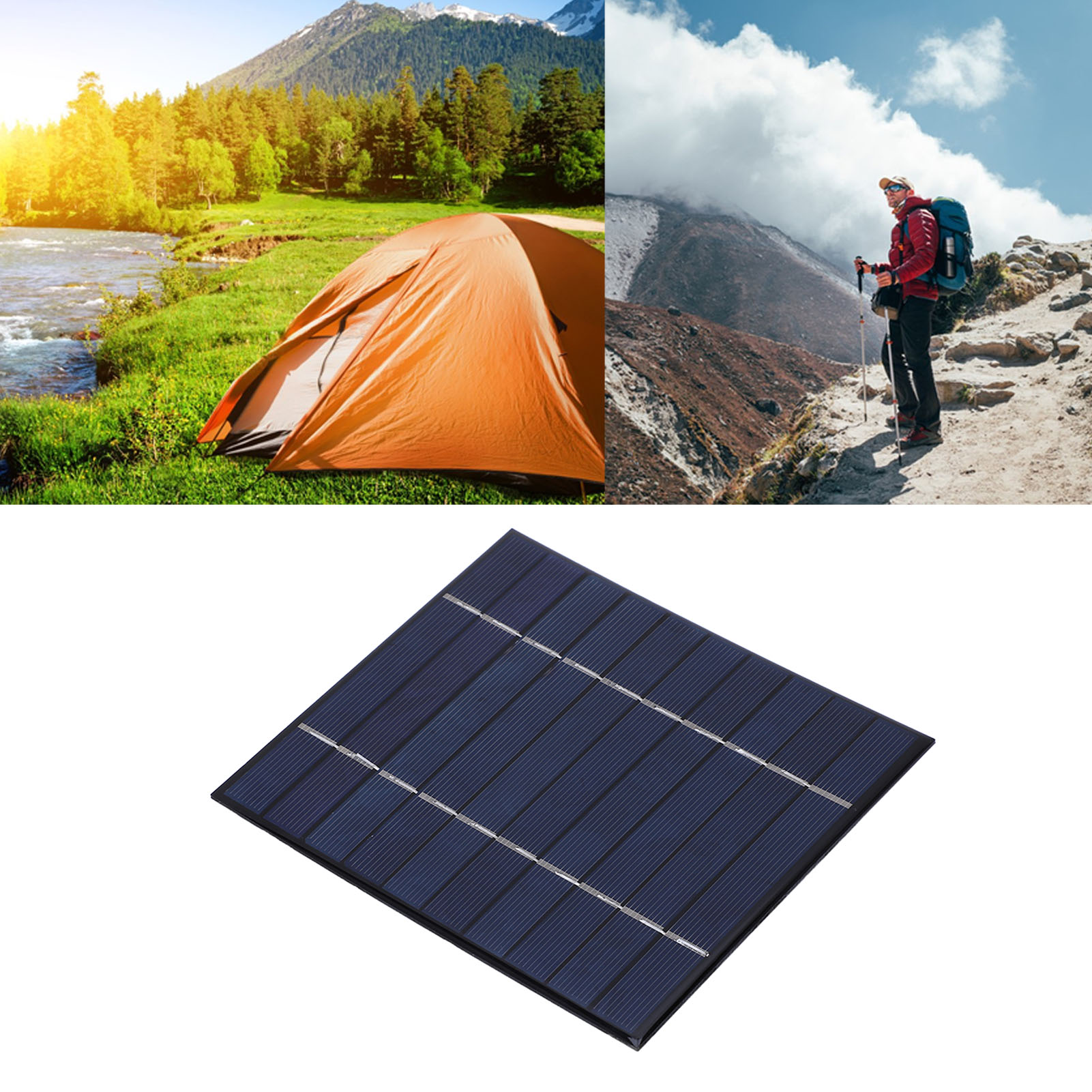 Dieses 2,5-w-5-v-usb-solarladegerät Ist Ein Selbstgebautes, Tragbares Externes Ladegerät, Das 3,7-v-batterien Laden Kann.