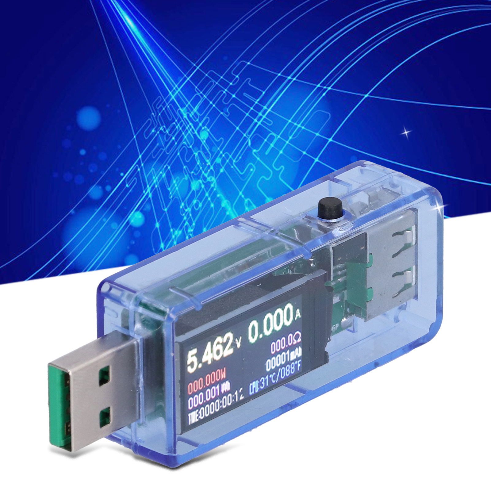 Multifunktionales 6,5-a-strom- Und Spannungsmultimeter, Usb-tester, Handy-ladegerät, Schnellladeprotokoll-tester