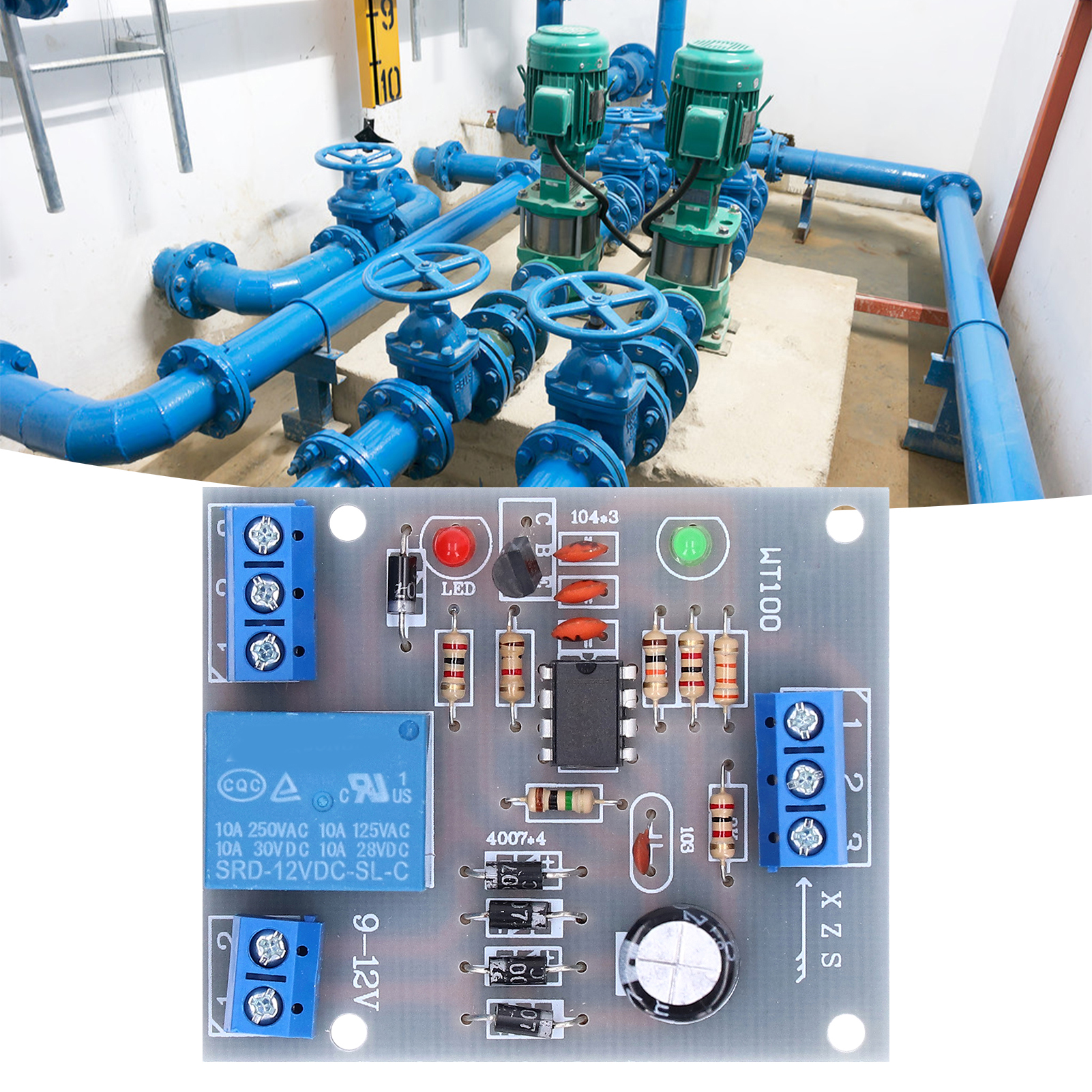 12v Dc Flüssigkeitsstandsensormodul, Wasserstandssensor, Entwässerungssteuerungsplatine