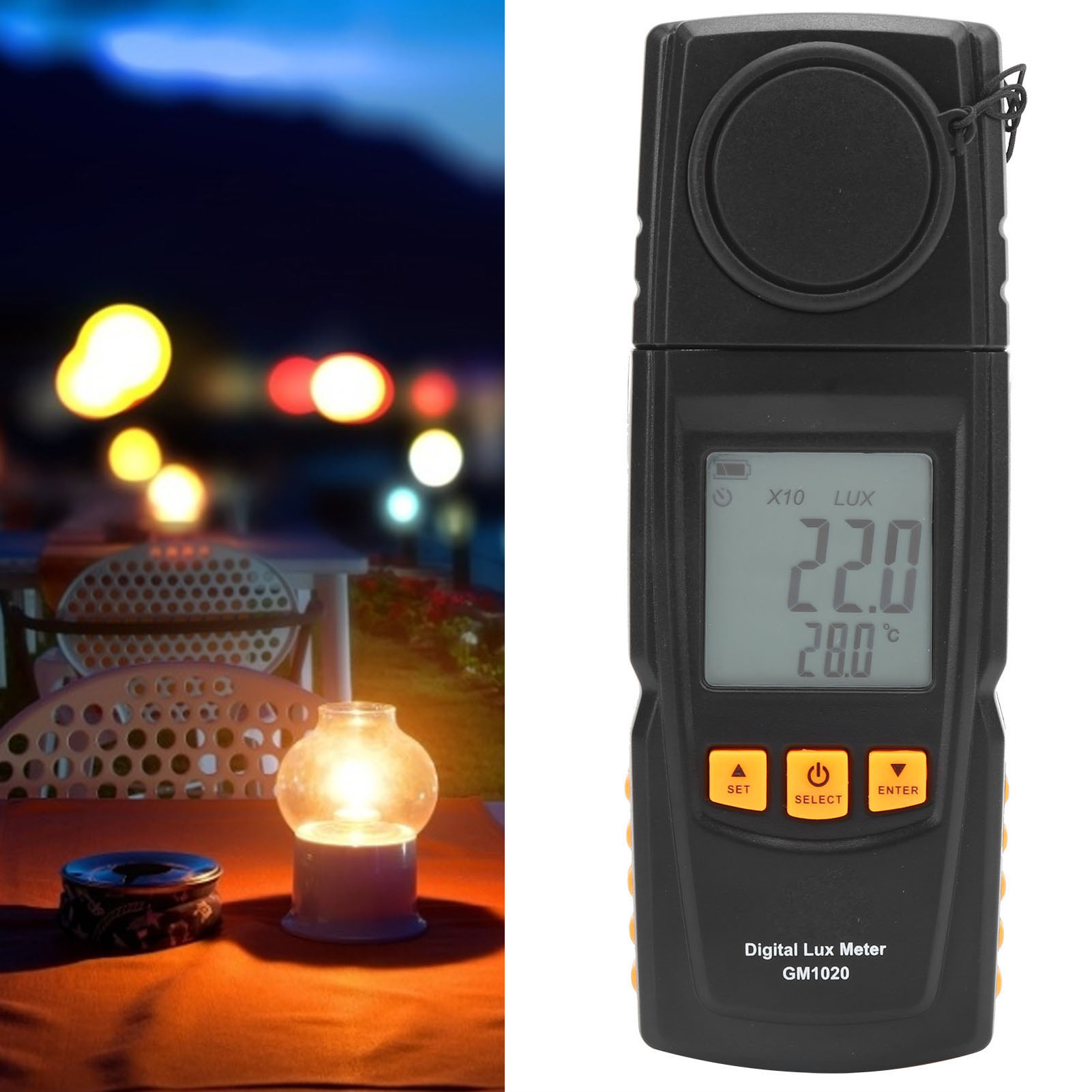 Gm1020 0-200.000 Lux, Digitales Luxmeter, Lichtintensitätsmesser