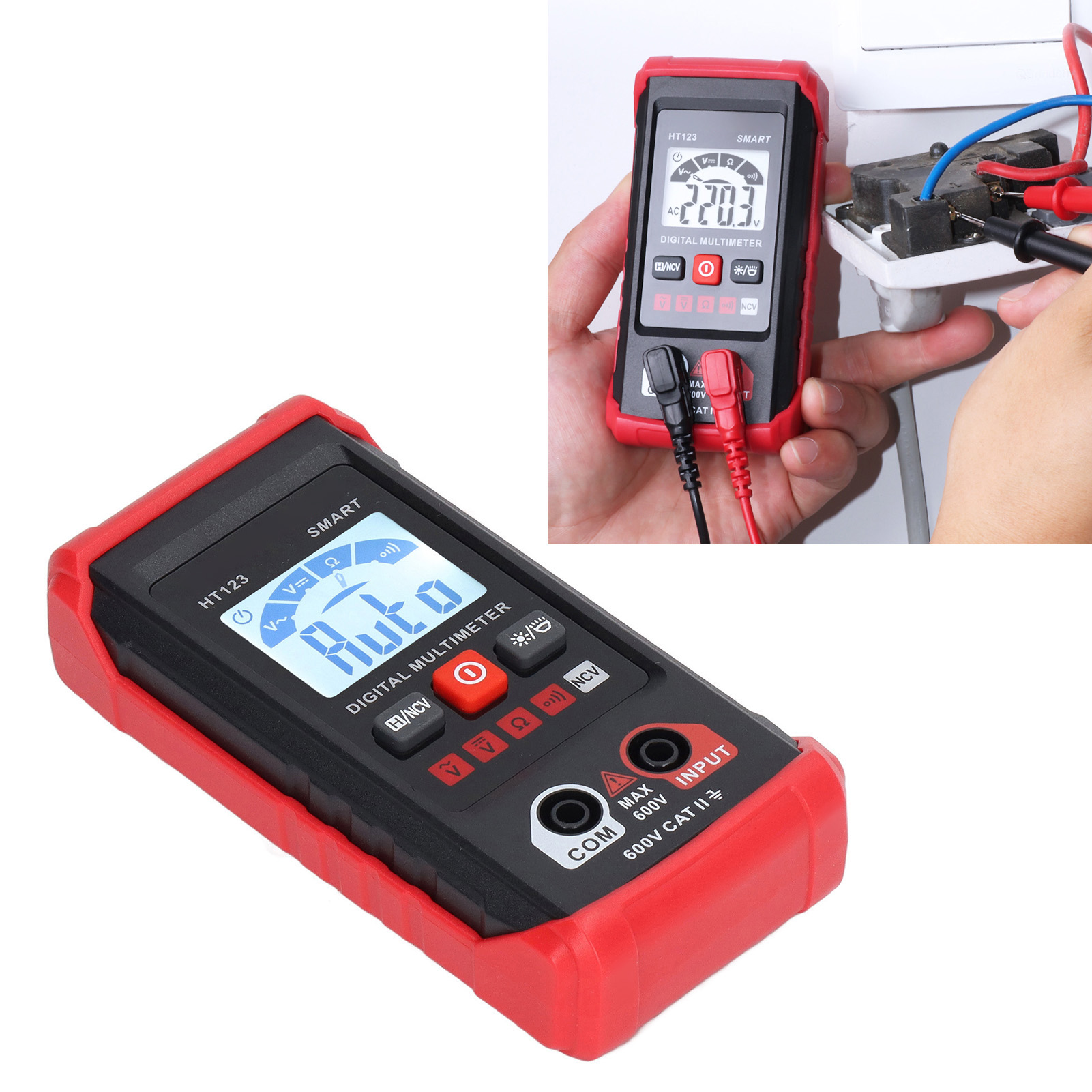Ht123 Tragbares Digitalmultimeter