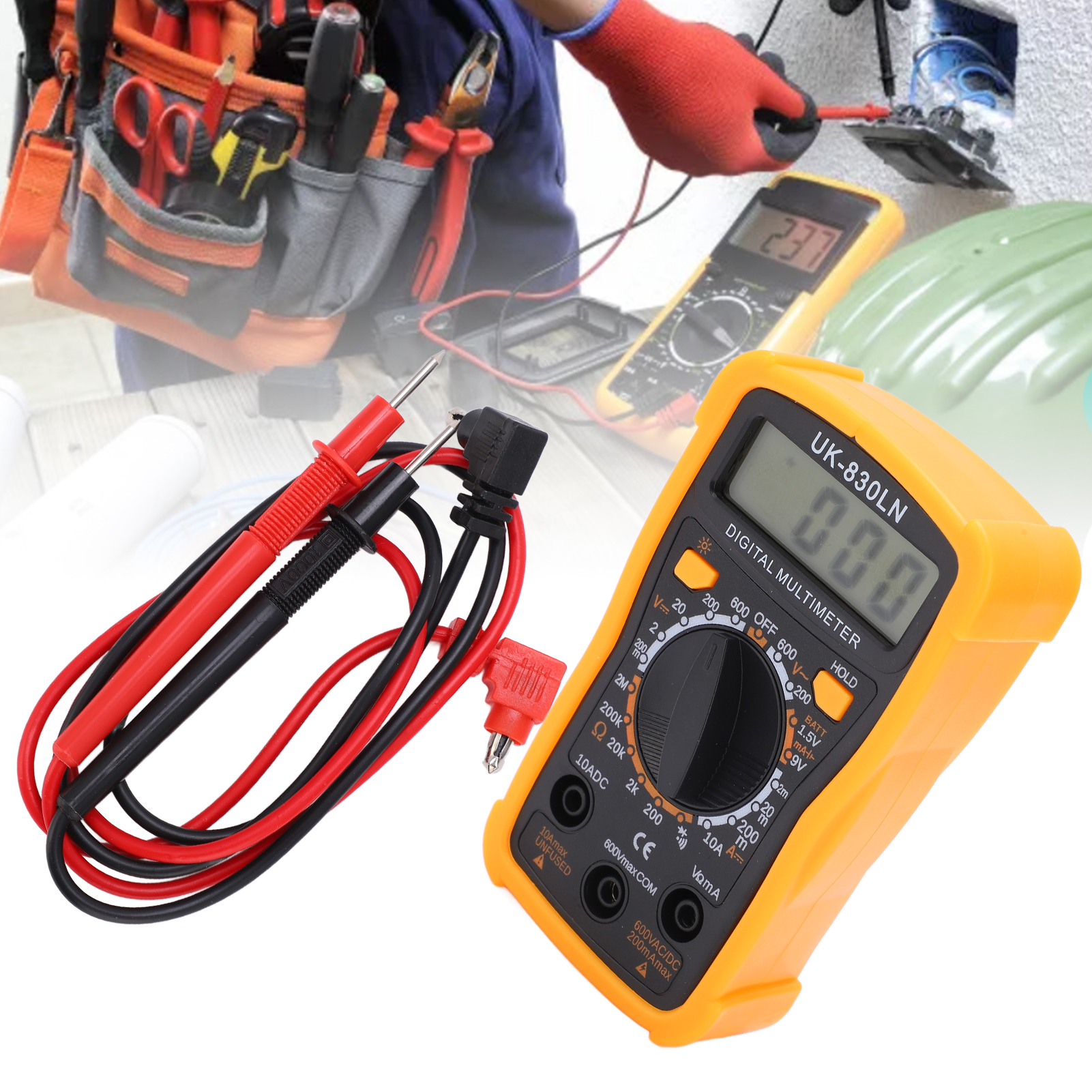Uk-830ln Multimeter, Hochpräzises Digitales Multimeter, Multifunktionsmultimeter Zur Messung Von Widerstand Und Spannung.