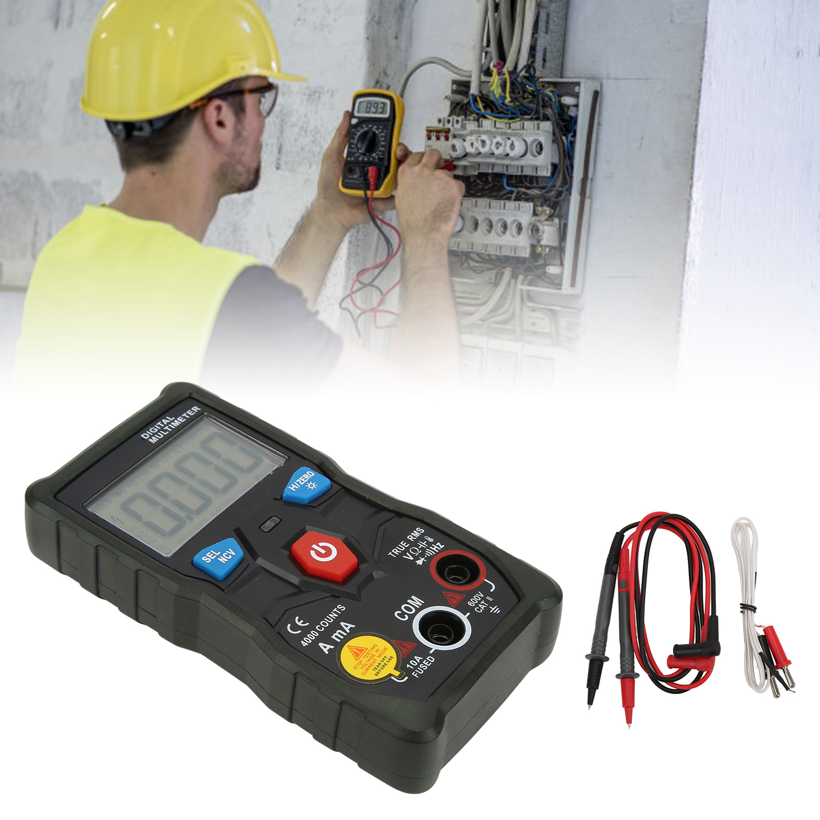 Vollautomatisches Digitalmultimeter, Keine Bereichsumschaltung, Intelligenter Überhitzungsschutz, Hochpräzise Kondensatortemperaturmessung Zt-s4