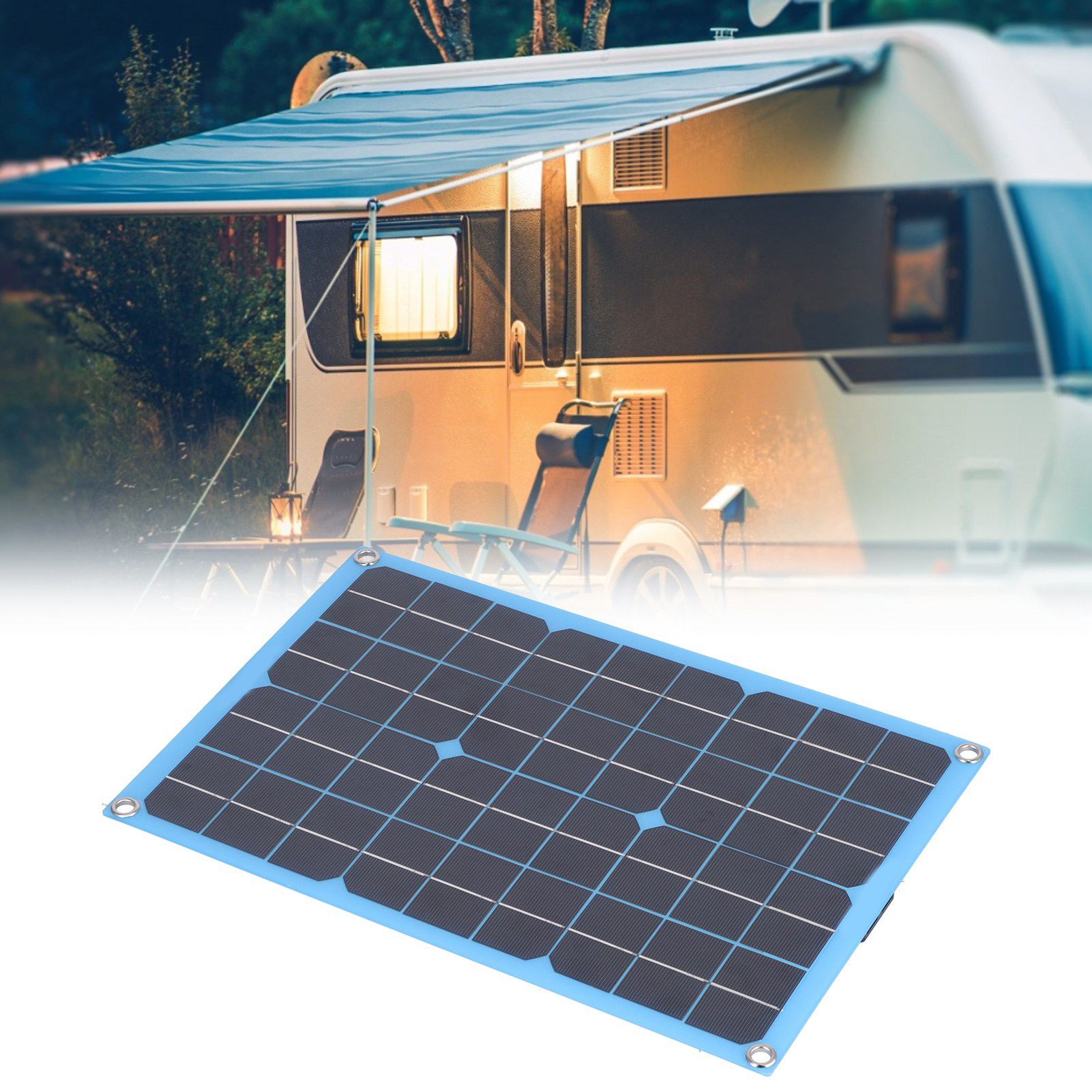 Hocheffizientes Tragbares 20-w-18-v-solarpanel-set
