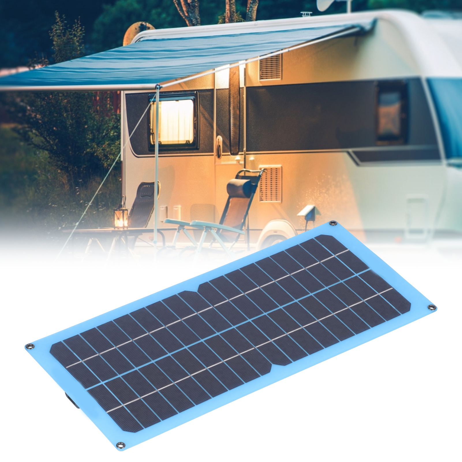 Hocheffizientes Tragbares 15w 18v Solarpanel-set