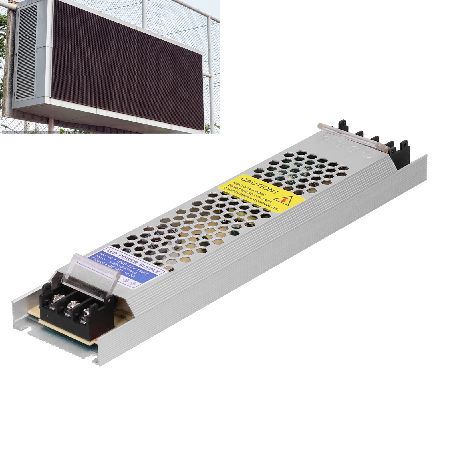 Schaltnetzteil Für Ultradünne Led-streifen 12v/24v 150w, Kaskaden-leuchtkasten Wcb-12v-150w