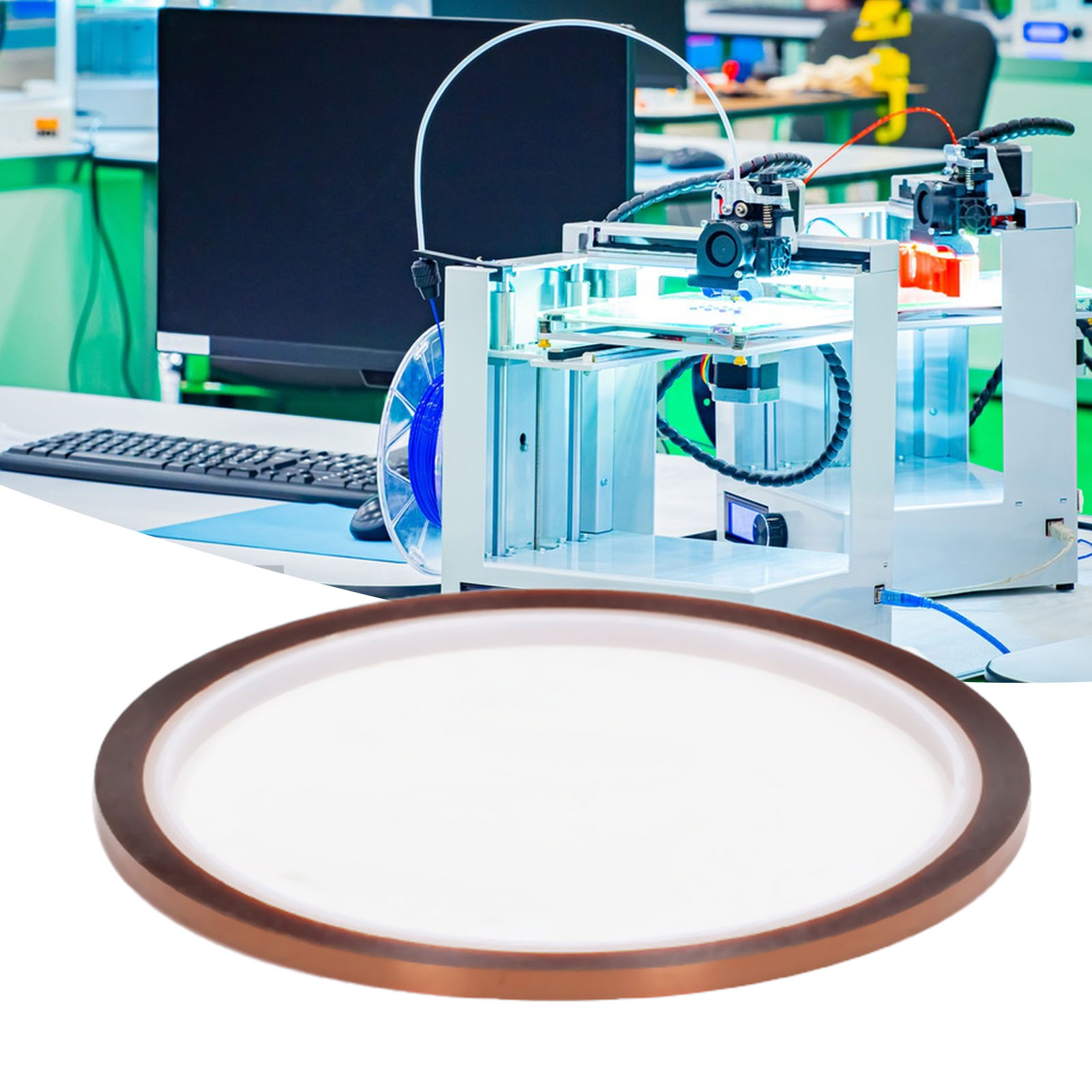 Hochtemperatur-bügeltuch Aus Antistatischem Und Hochtemperaturbeständigem Pi, Erhältlich In 10er-packungen, 3 Mm Breit
