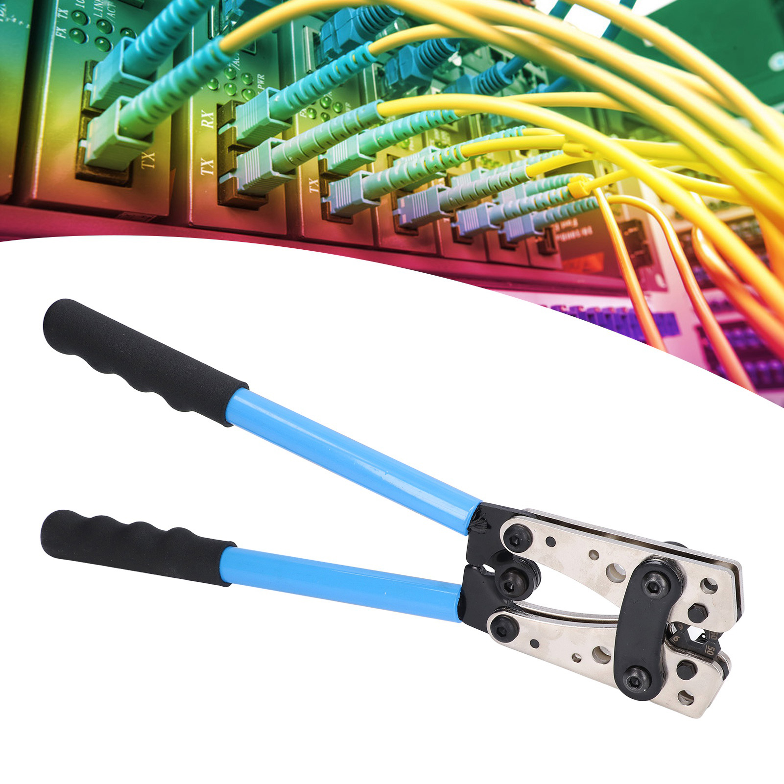 Großes Crimpwerkzeug Aus Kohlenstoffstahl, Multifunktionale Elektrische Und Manuelle Werkzeuge