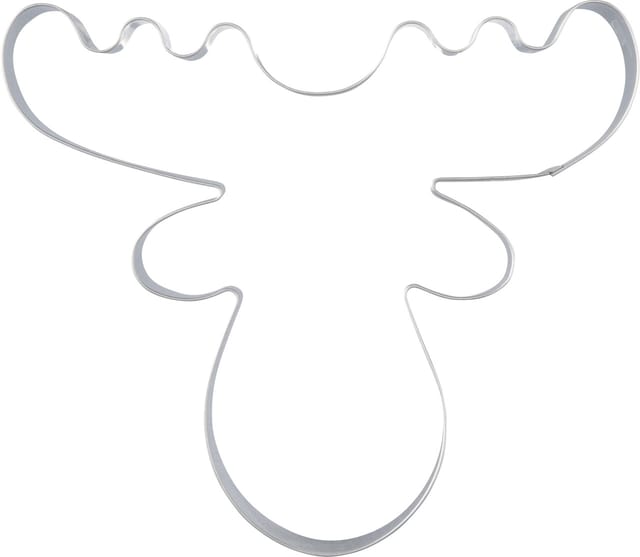 Zenker - Ausstecher xxl Elchkopf 14,3 x 12,8 x 2,6 cm Ausstechform Plätzchenform