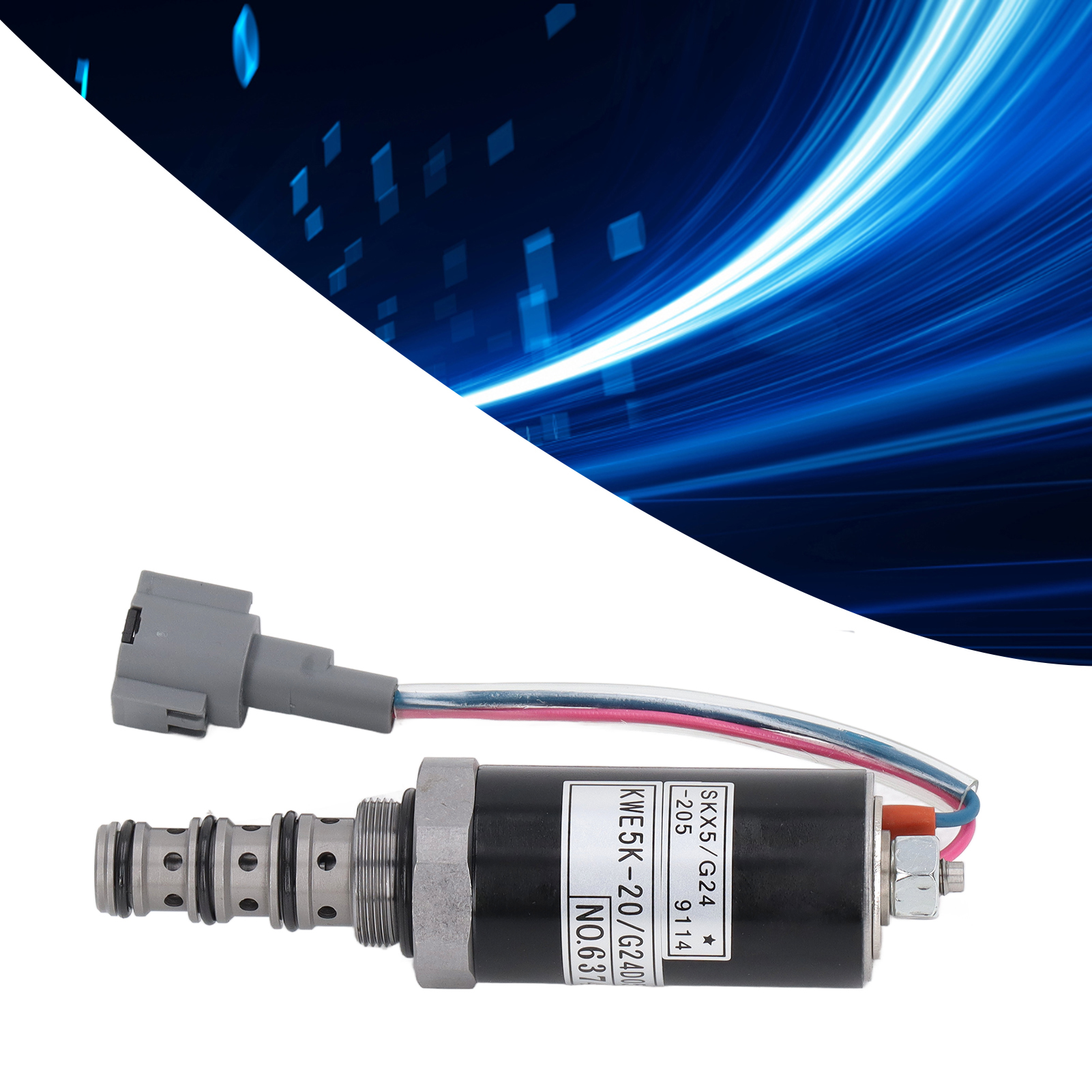 Kwe5k-20/g24d05 Verriegelungs-sicherheitsmagnetventil, Kompatibel Mit Kato Dh820 669-43000101