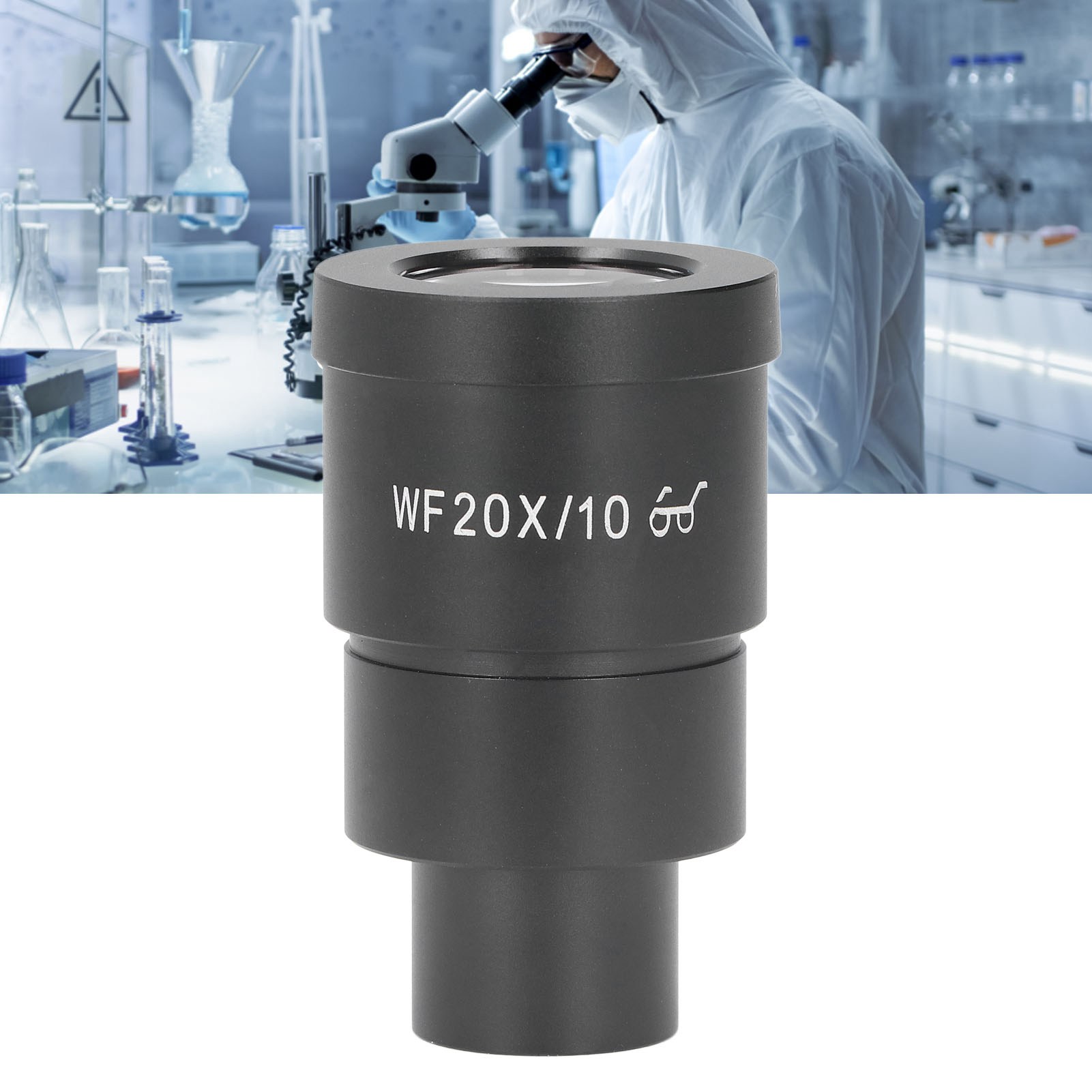 Labor-stereomikroskop-objektiv, Weitwinkelokular Mit Hohem Augenabstand, Wf20x/12, Weitwinkelokular Mit Hohem Augenabstand Und 30-mm-anschluss.