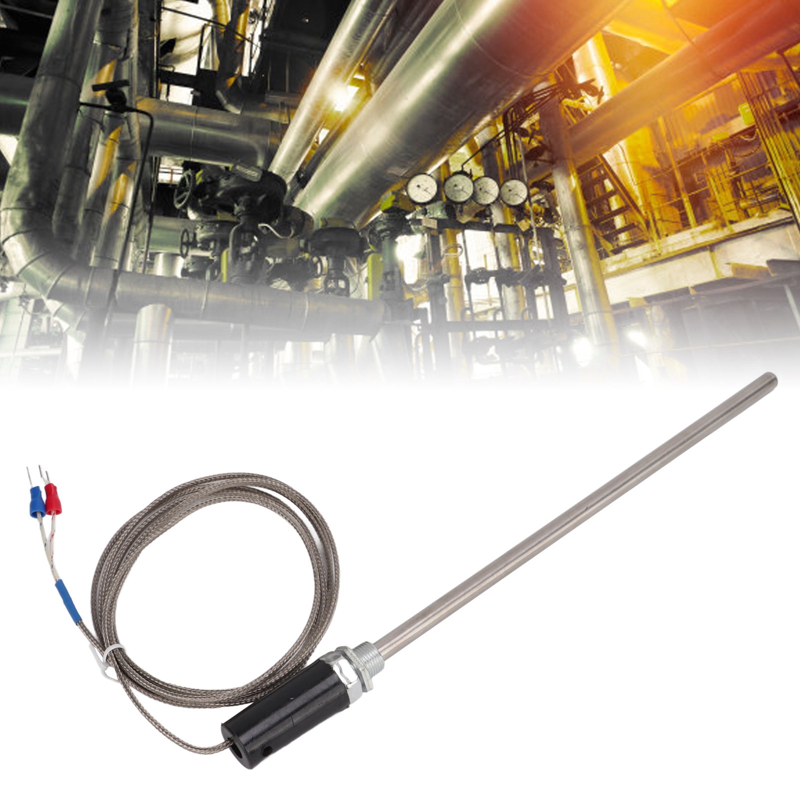 Thermoelement-sonde Typ K Berm M12, Temperatursensor, 2 M Temperatursonde