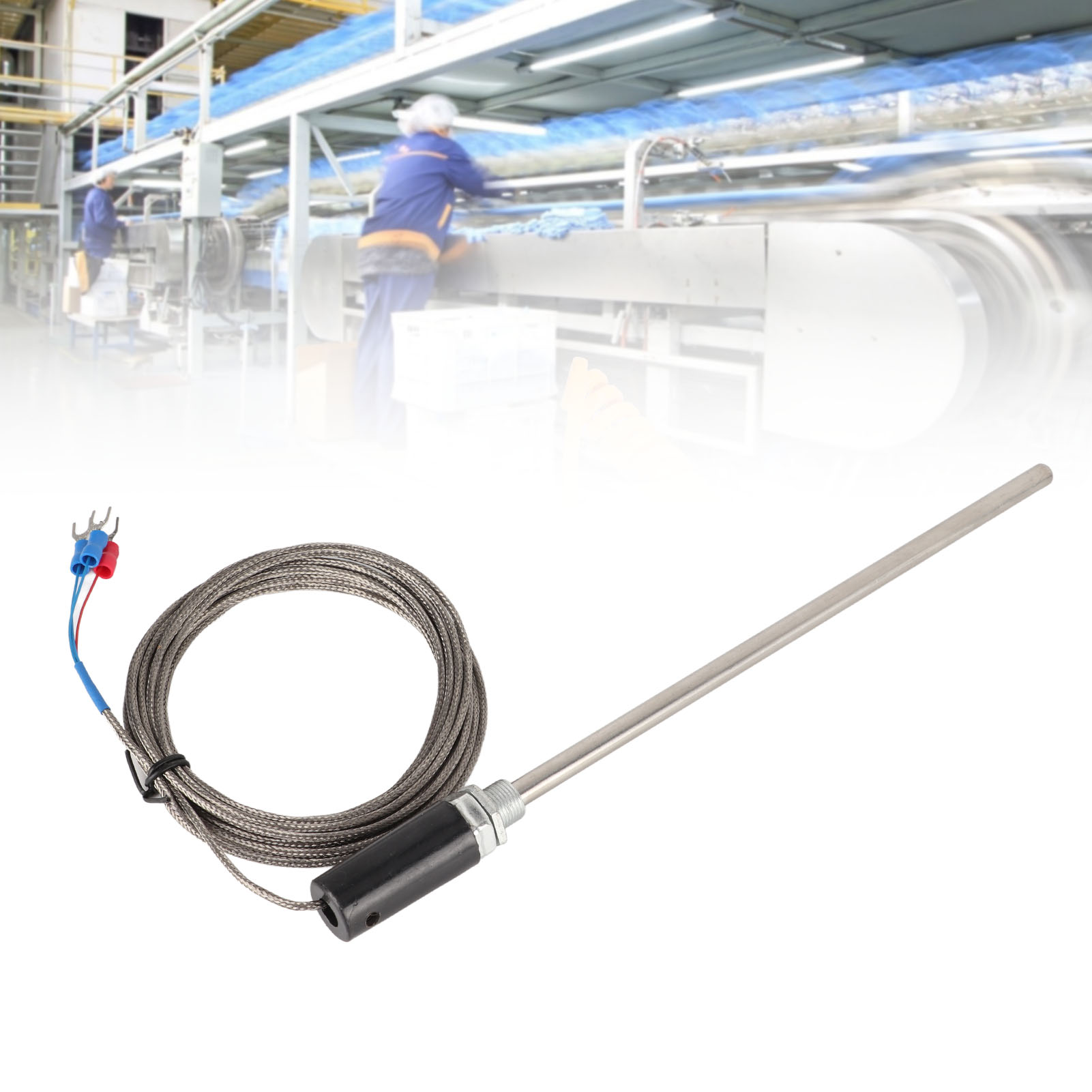 Berm M12 Pt100 Thermoelement-sonde, Temperatursensor, 200 Mm, 5 M