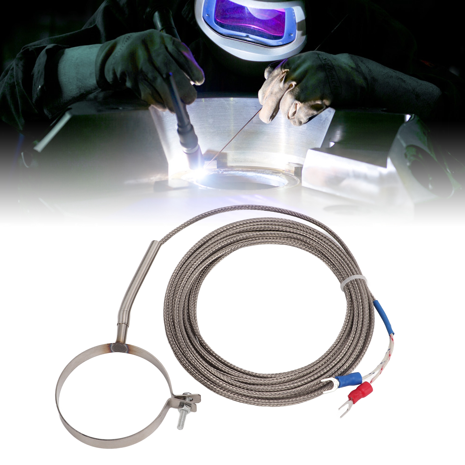 Berm/belmei Ringthermoelement Zur Temperaturmessung, Leitfähiger Draht, Spritzgießmaschine, Zylindrisches Material, Thermoelementdurchmesser: 50 Mm, Länge: 5 M