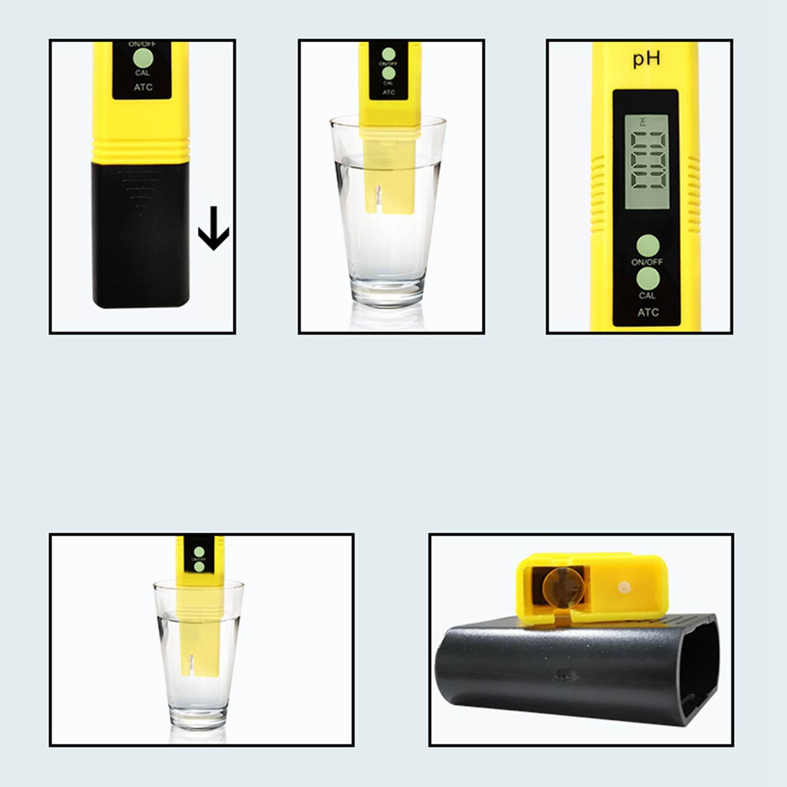 Ph-meter Ohne Hintergrundbeleuchtung, Ph-teststift, Hochpräzises Ph- Und Säure-/basenmessgerät Für Aquarien Für Die Industrie.