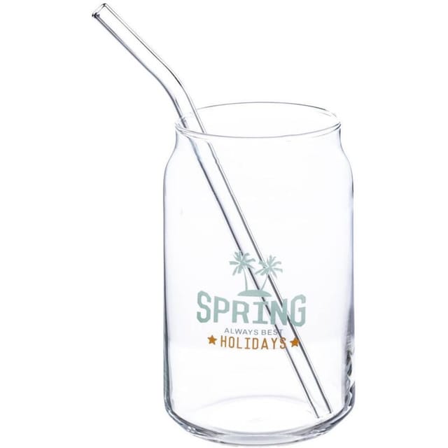 Dosenbecher mit Strohhalm Summer 52Cl -