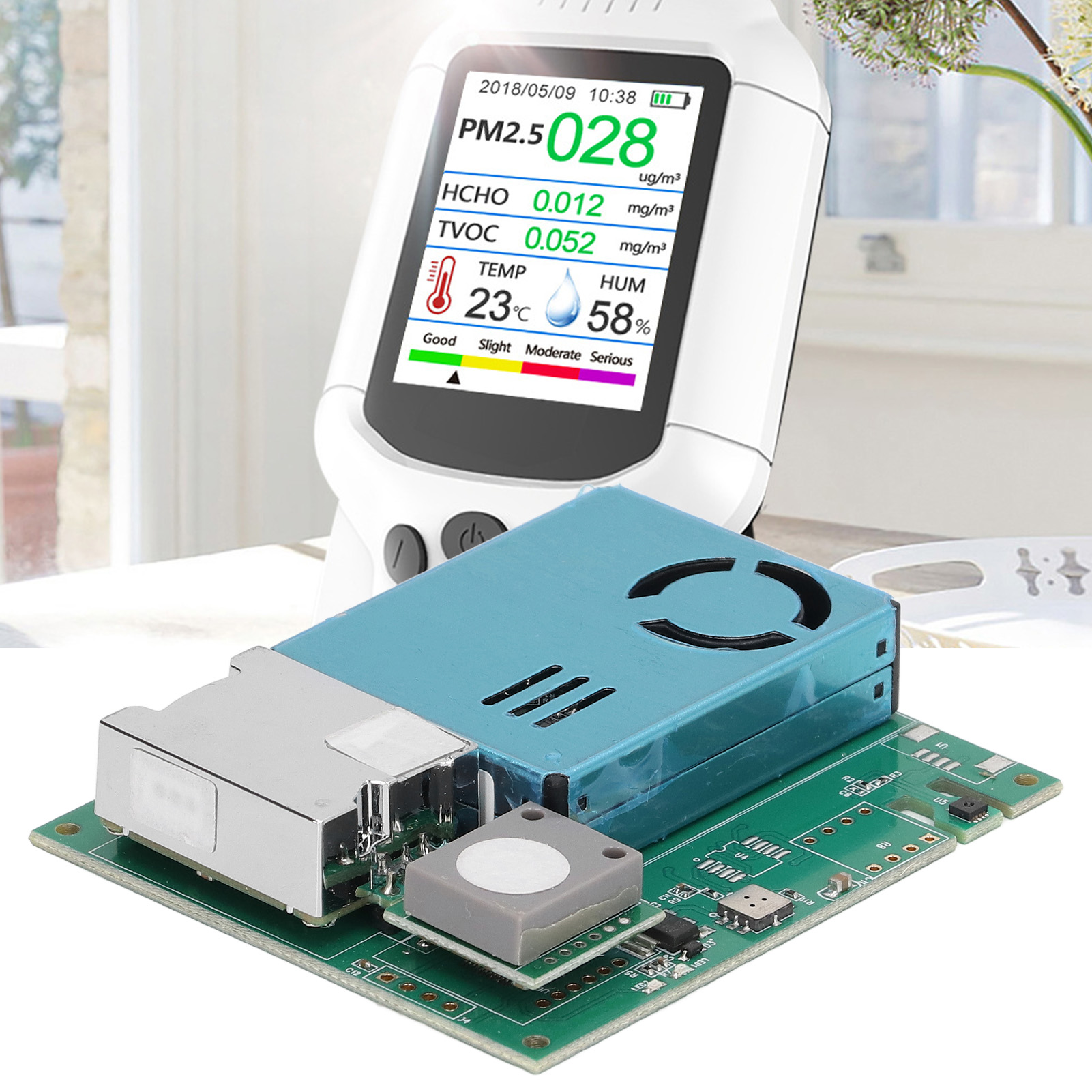 M701-u Luftqualitätsüberwachungsmodul: Formaldehyd, Pm2,5, Tvoc, Temperatur, Luftfeuchtigkeit, Pm10, Co2
