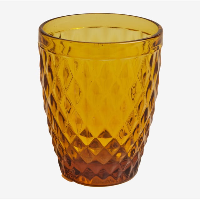 4er-Pack 27 cl Koviran-Glasbecher Ockergelb - Sklum