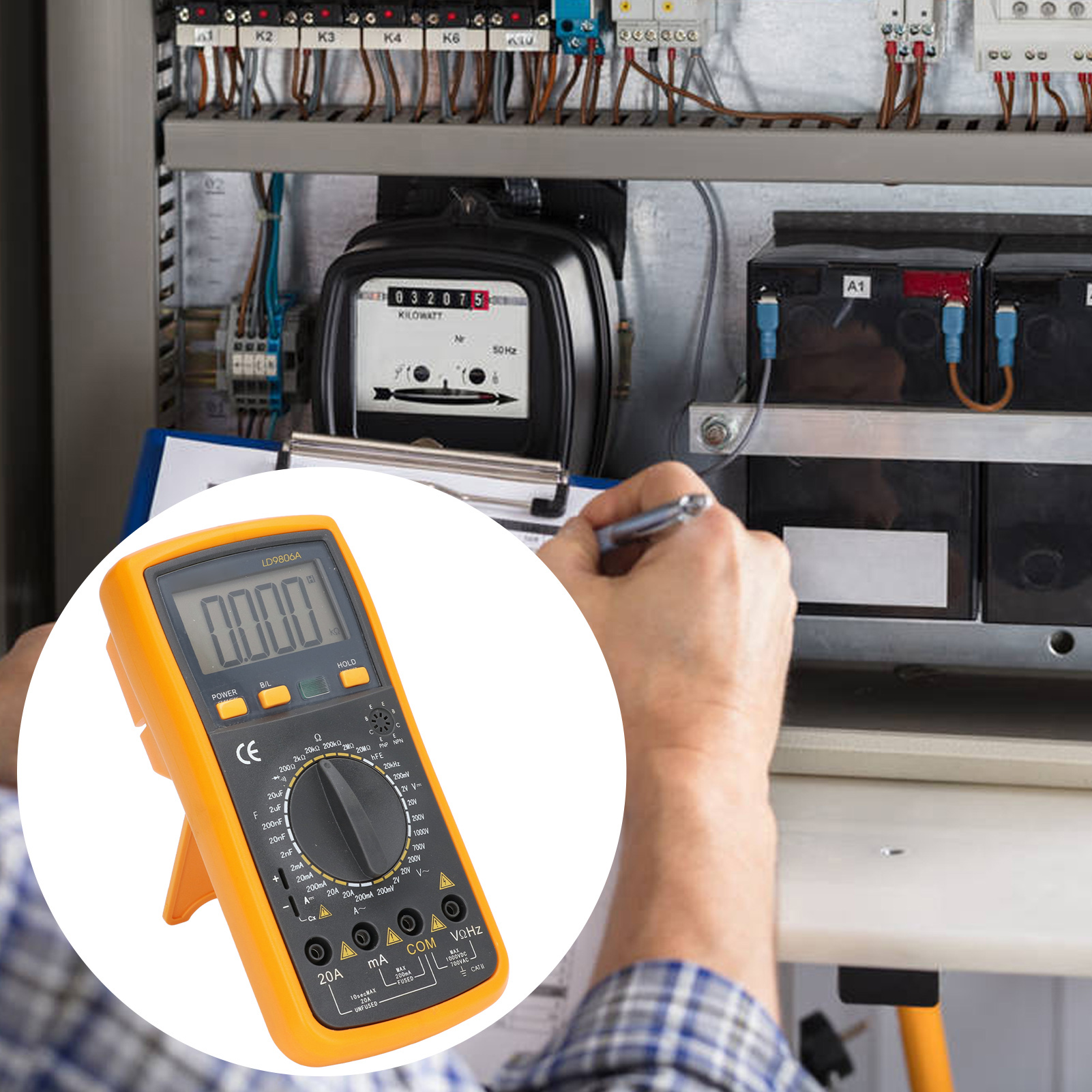 Ld9806a Digitalmultimeter, 4,5-stellige Anzeige, Elektronisches Messgerät, Reparaturhandbuch