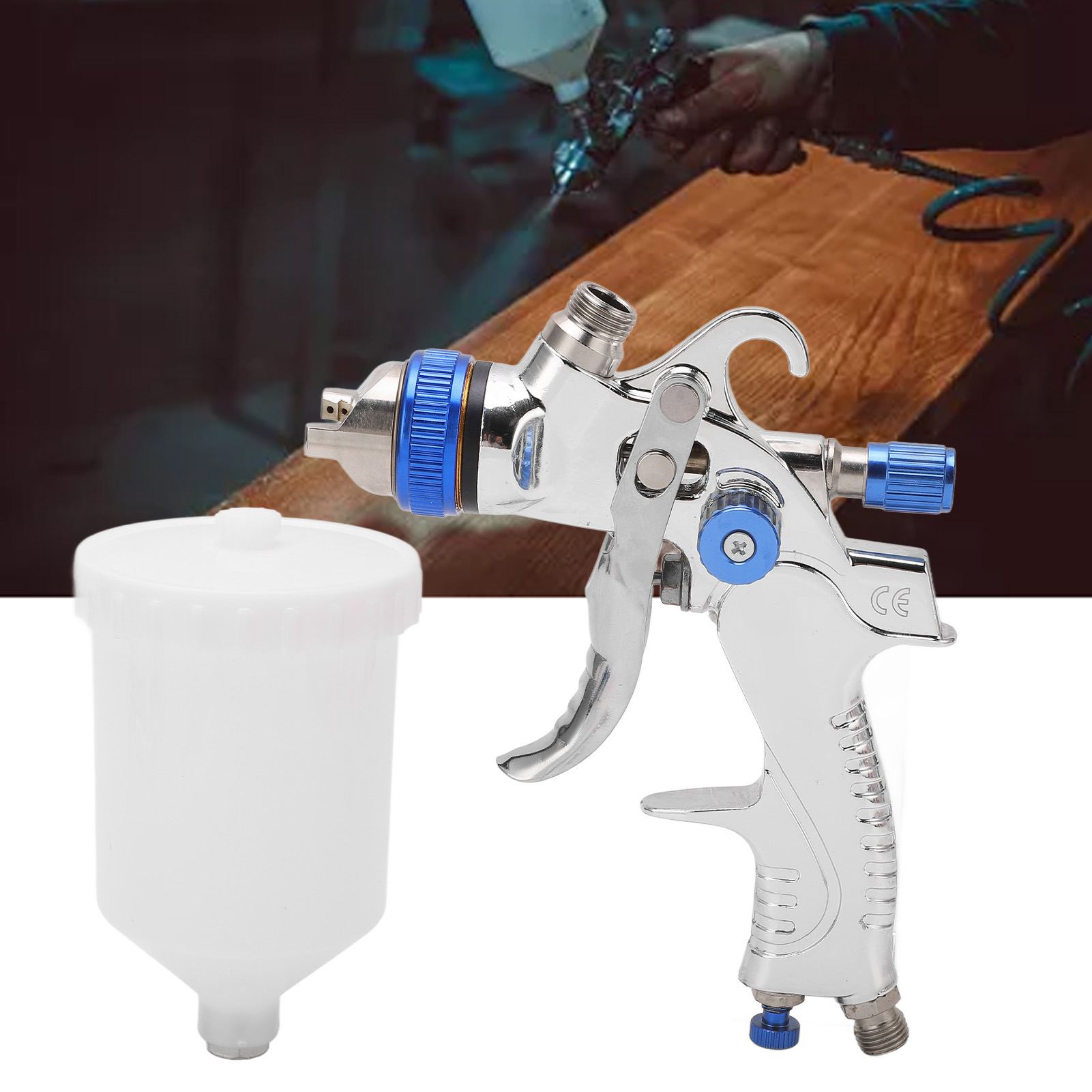 Druckregler Für Farbspritzpistole Mit Schwerkraftzufuhr Und Öl-wasser-abscheider-set