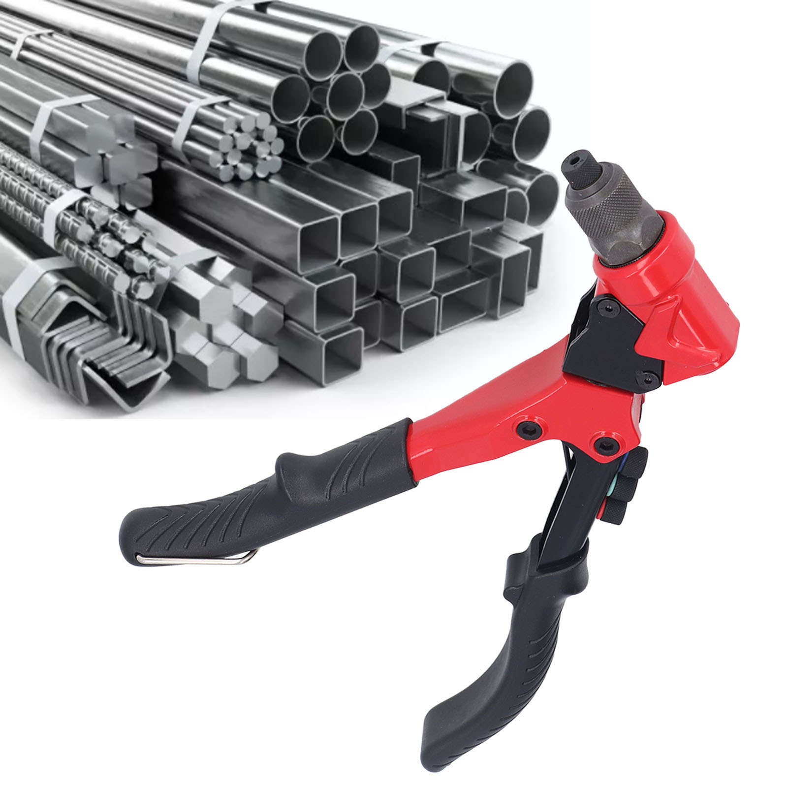 Dieses All-in-one-werkzeug, Das Als Nietpistole, Steckschlüsselpistole Und Lochaufweiter Dient, Vereint Mehrere Funktionen In Einer Einzigen Nietpistole.