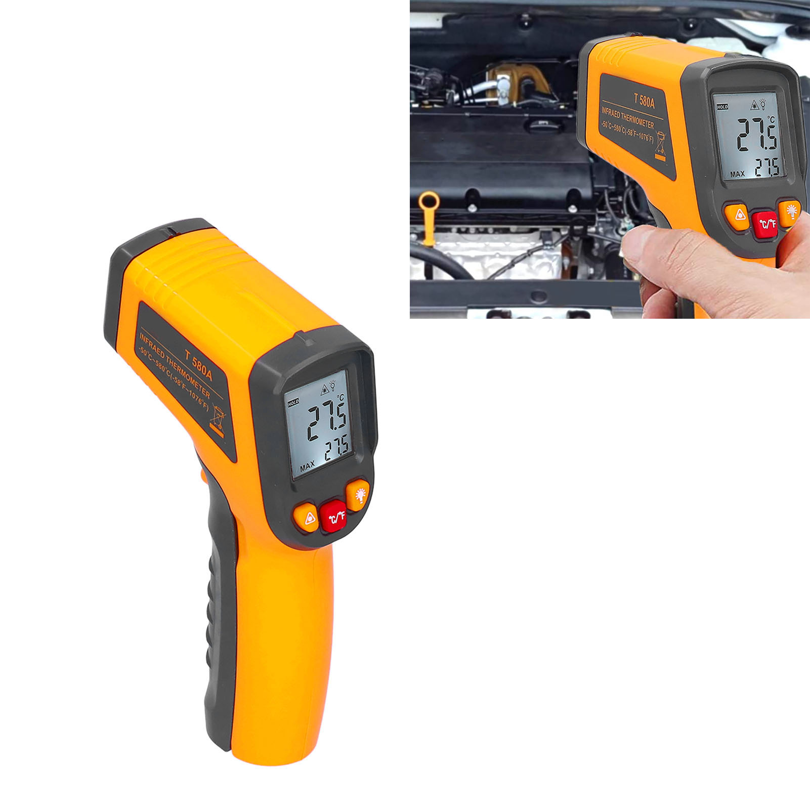 T580a Industrielles Infrarot-thermometer Für Küchen