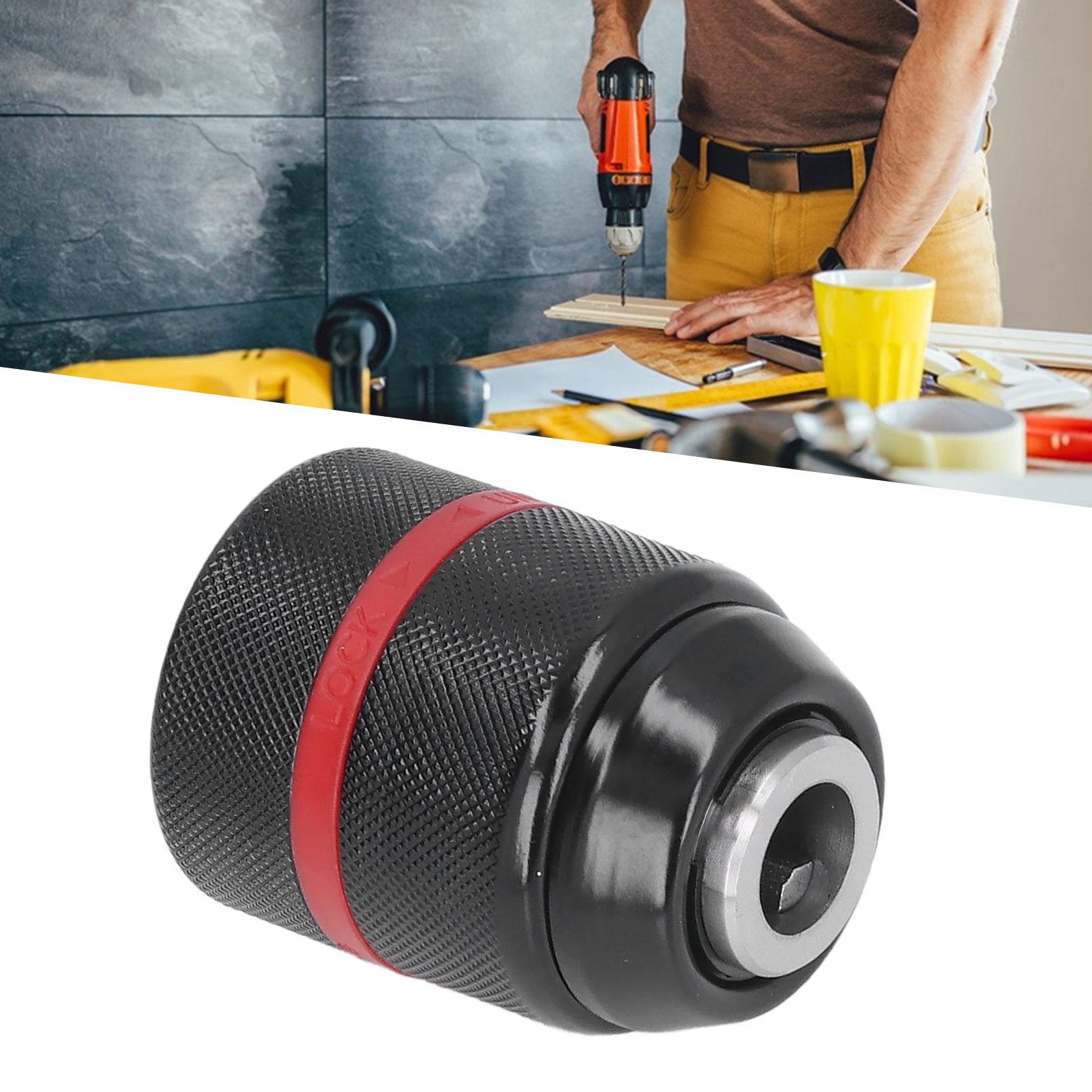2-13 Mm Elektrisches Bohrfutter, Schlüssellose Automatische Spannvorrichtung, Manuelles Bohrfutter