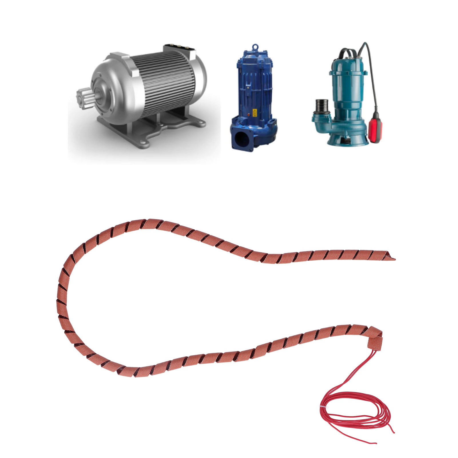 Einfaches, Spiralförmig Gewickeltes Heizband, 1000 Mm Lang, 220 V, 70 W, Elektrisches Heizband Mit Natürlicher Wicklung, Heizhülse Für Spritzen, 10 Mm Außendurchmesser